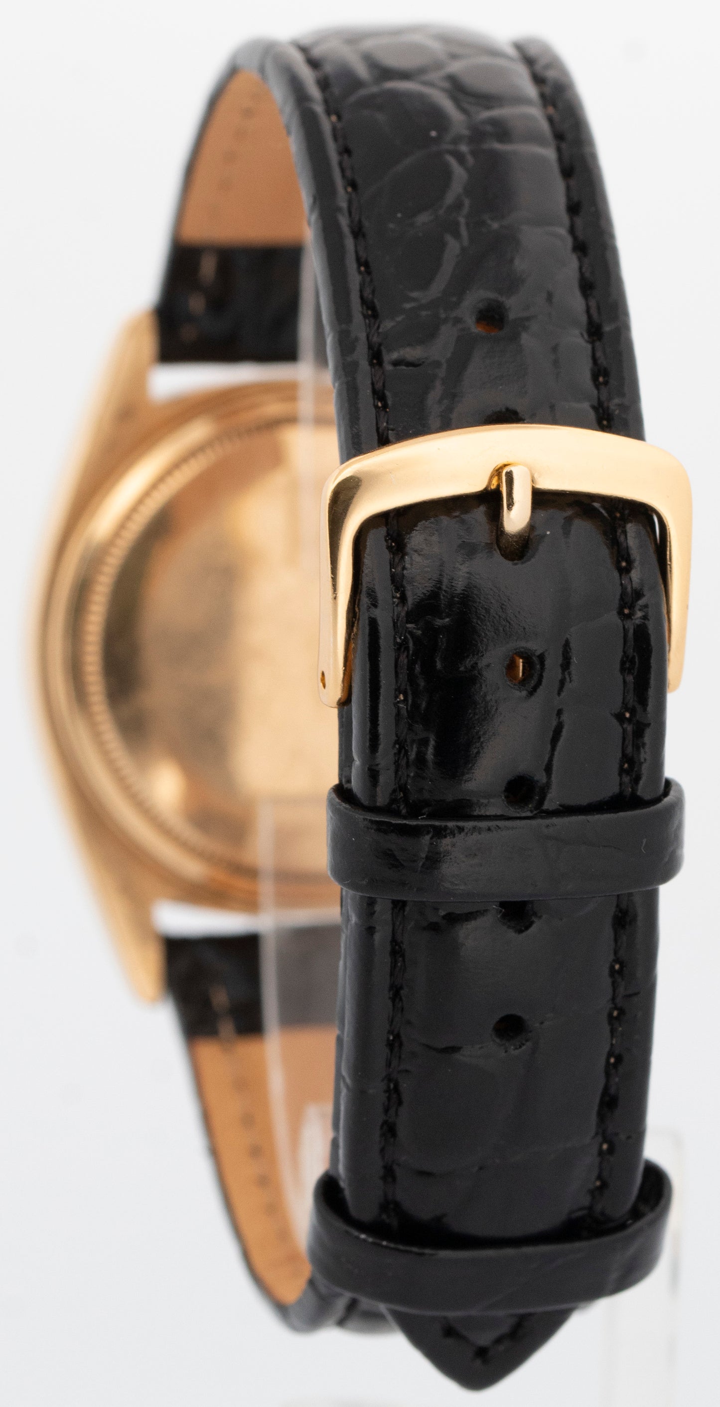 Rolex Day-Date President Champagne DIAMOND 36mm Bark 18K Yellow Gold Watch 18038