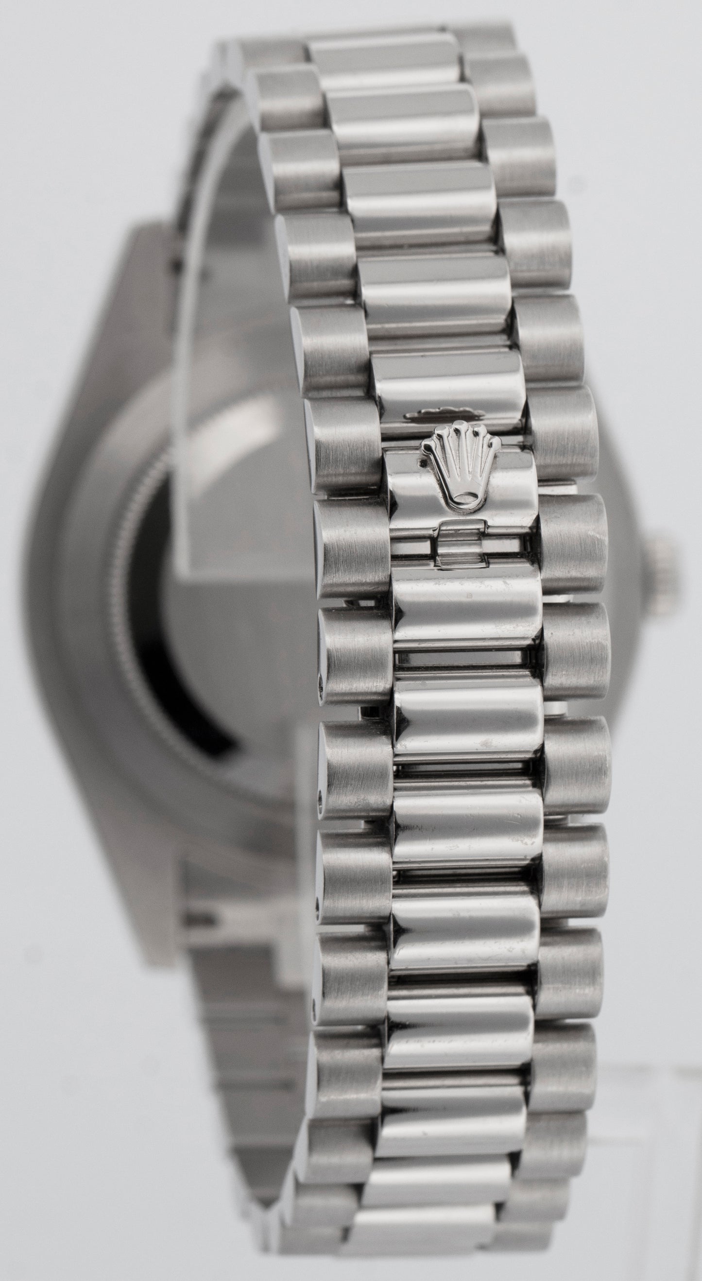 Rolex Day-Date Presidential GLACIER BLUE 41mm Arabic Platinum 218206 Watch BOX