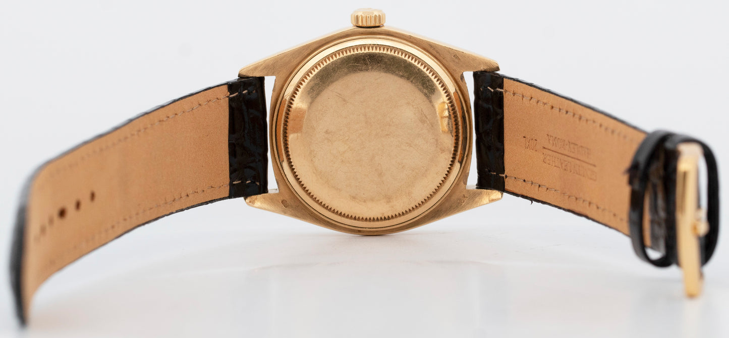 Rolex Day-Date President Champagne DIAMOND 36mm Bark 18K Yellow Gold Watch 18038