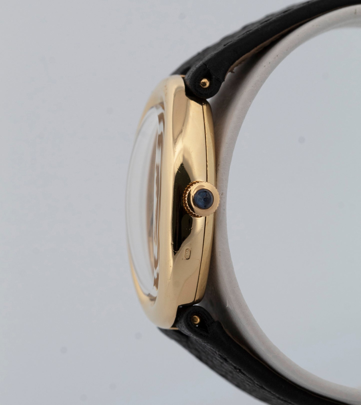 2025 Service Cartier Baignoire 18K Yellow Gold 22mm White Roman Watch 7743-1