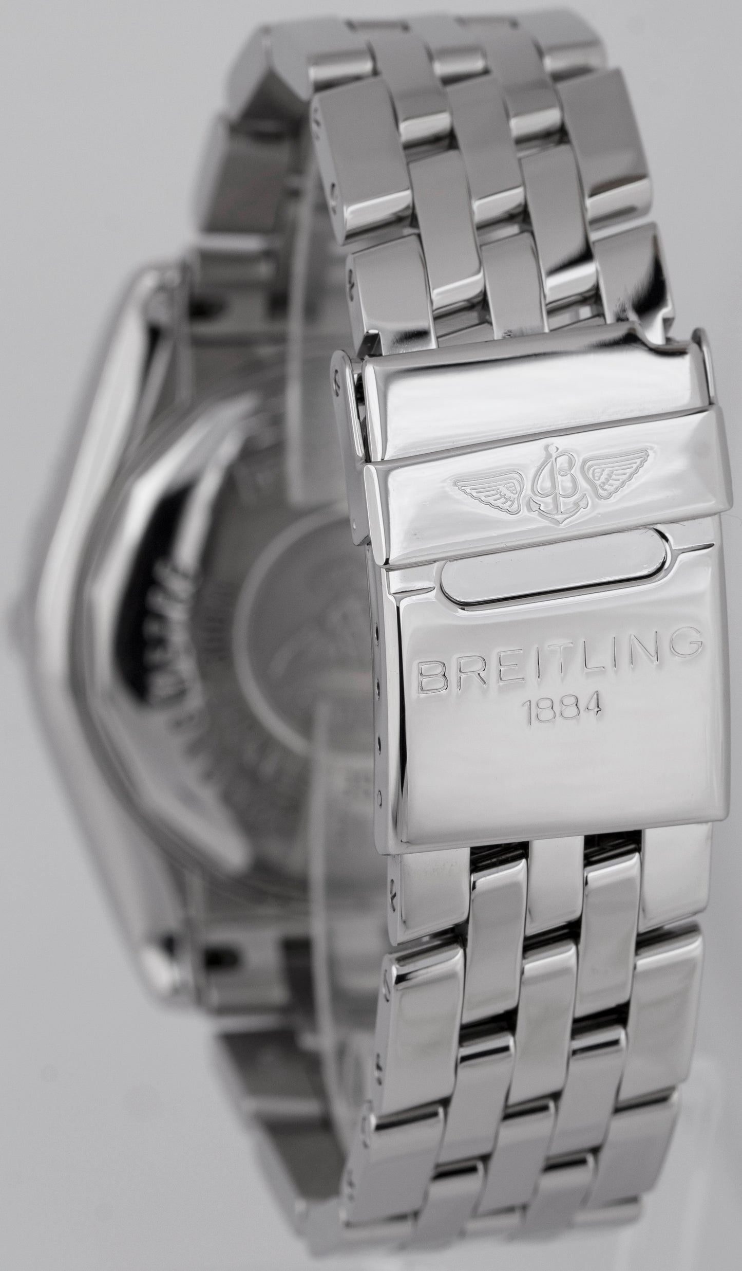 MINT Breitling Chronomat Evolution DIAMOND Stainless Steel 44mm Watch A13356