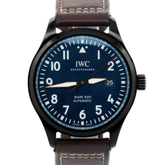 IWC Pilot’s Watch Mark XVIII Laureus Sport For Good Blue Ceramic 41mm IW324703