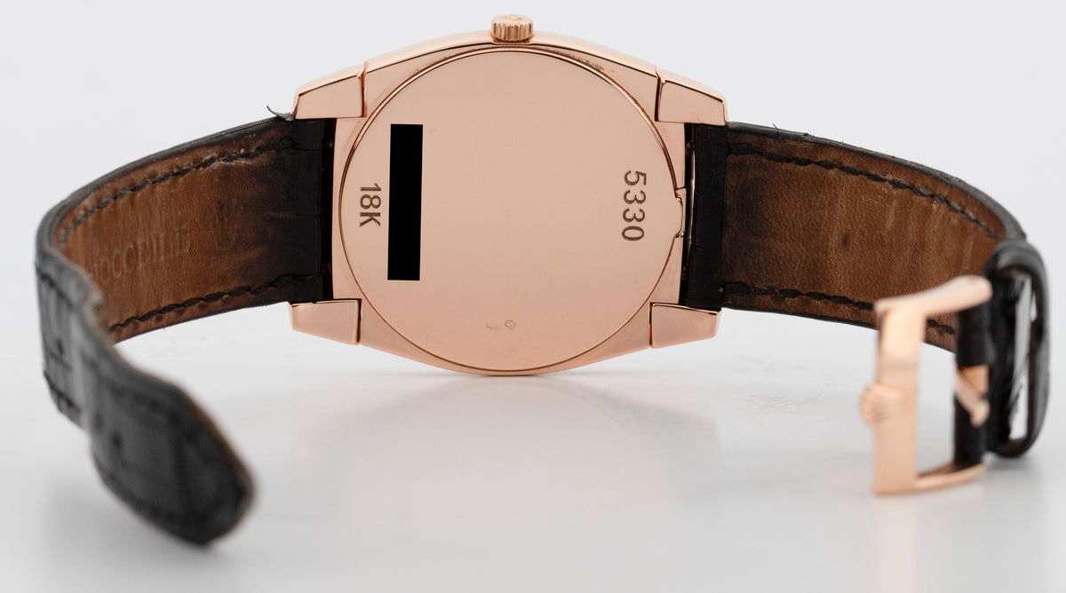 Rolex Cellini Cestello 5330/5 White 18K Rose Gold Manual 36mm Watch