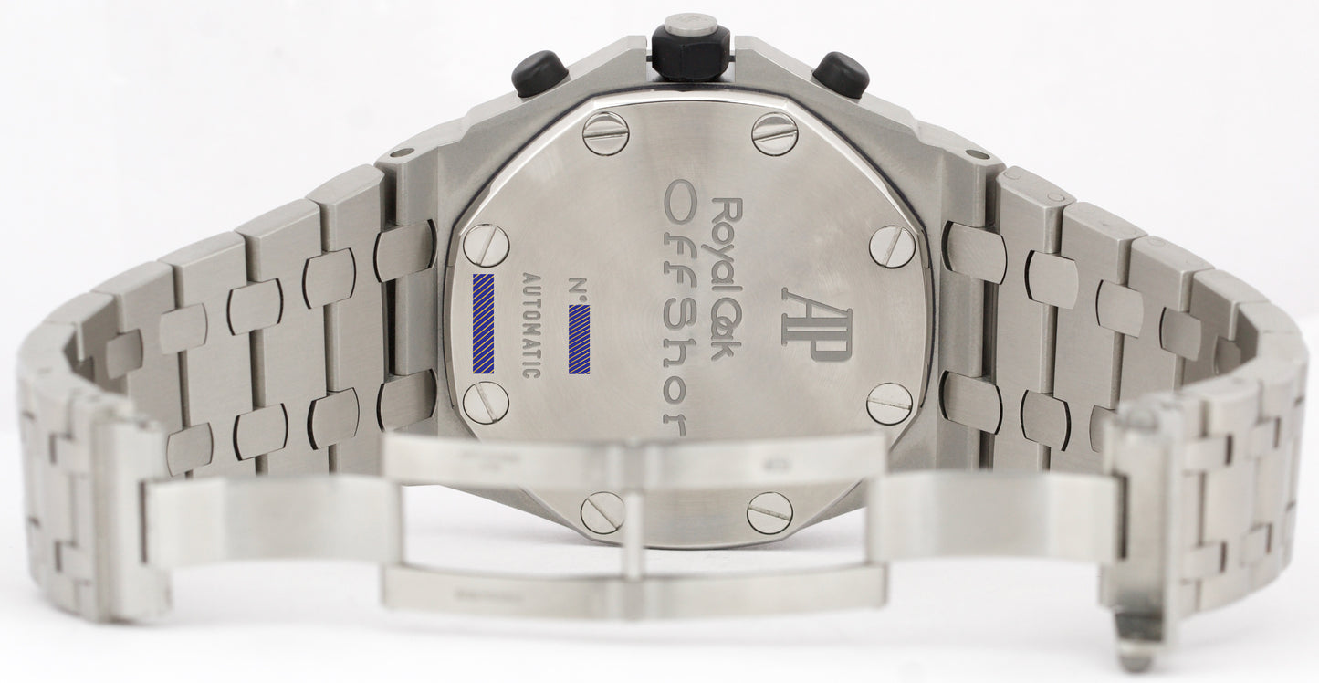 MINT Audemars Piguet Royal Oak Offshore SILVER WHITE Stainless Steel 25721ST