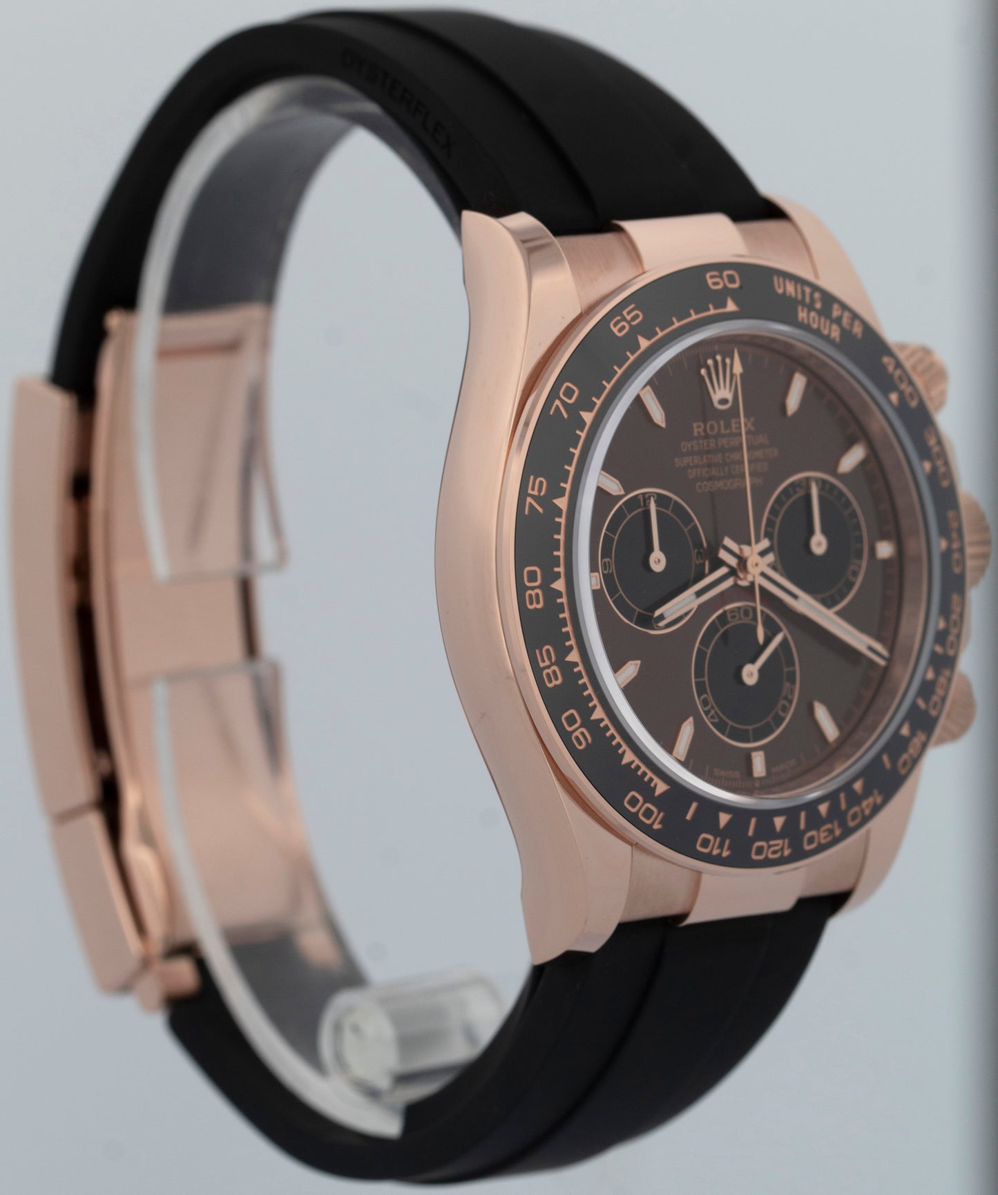 NEW 2025 PAPERS Rolex Daytona Cosmograph 18K Rose Chocolate Oysterflex 126515