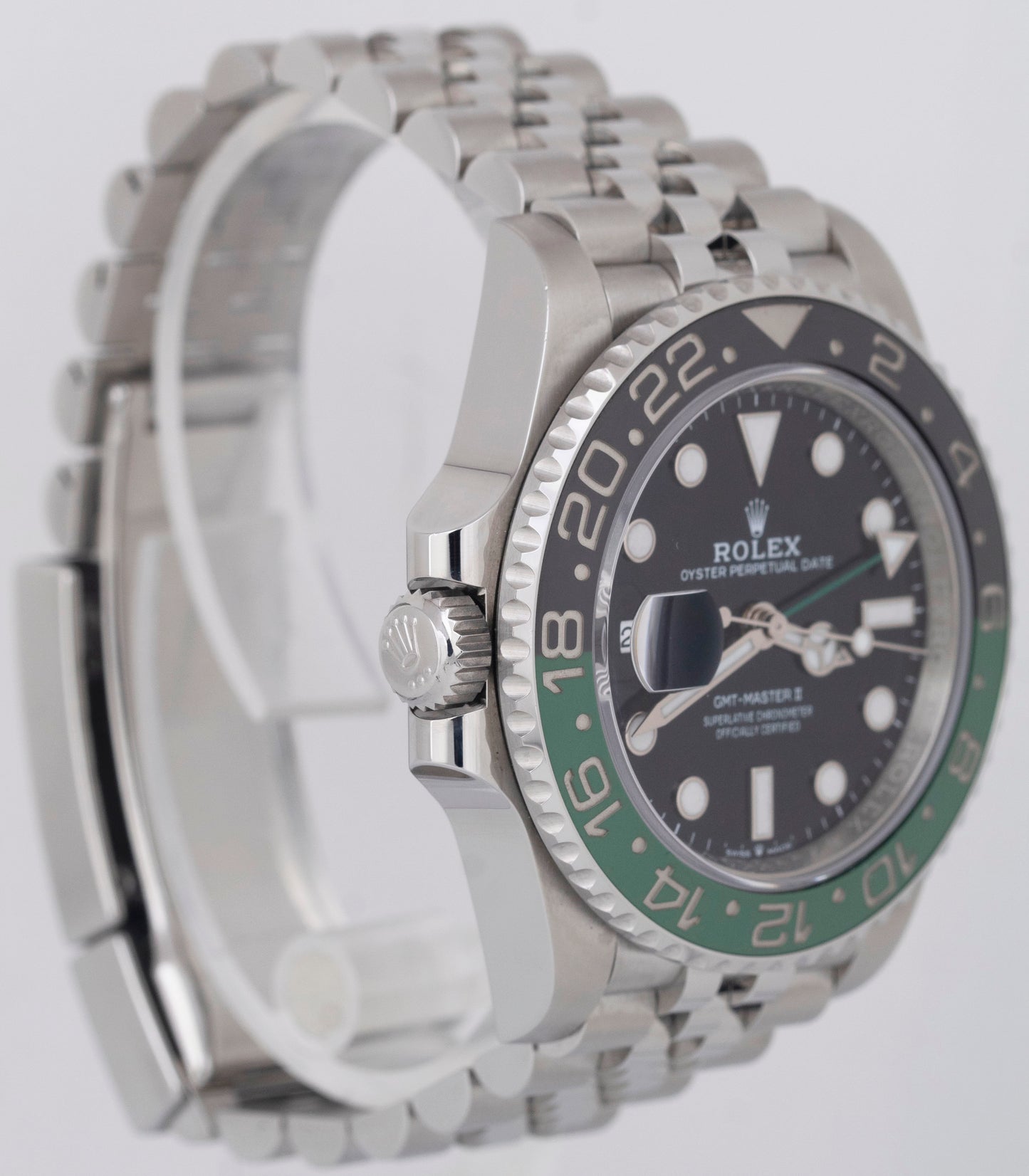 MINT NEW PAPERS Rolex GMT-Master II SPRITE GREEN BLACK Jubilee 126720 VTNR BOX