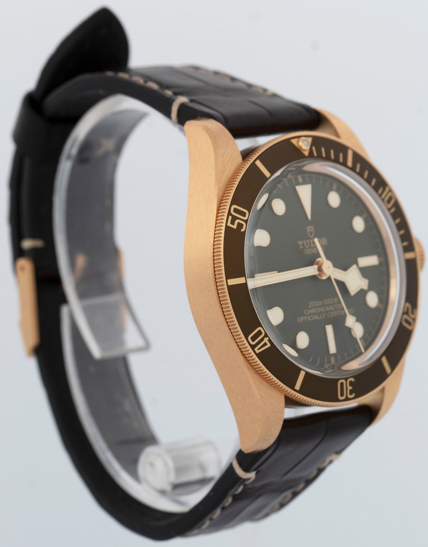 2023 PAPERS Tudor Black Bay 58 18K Yellow Gold Green Watch 39mm 79018 V BOX