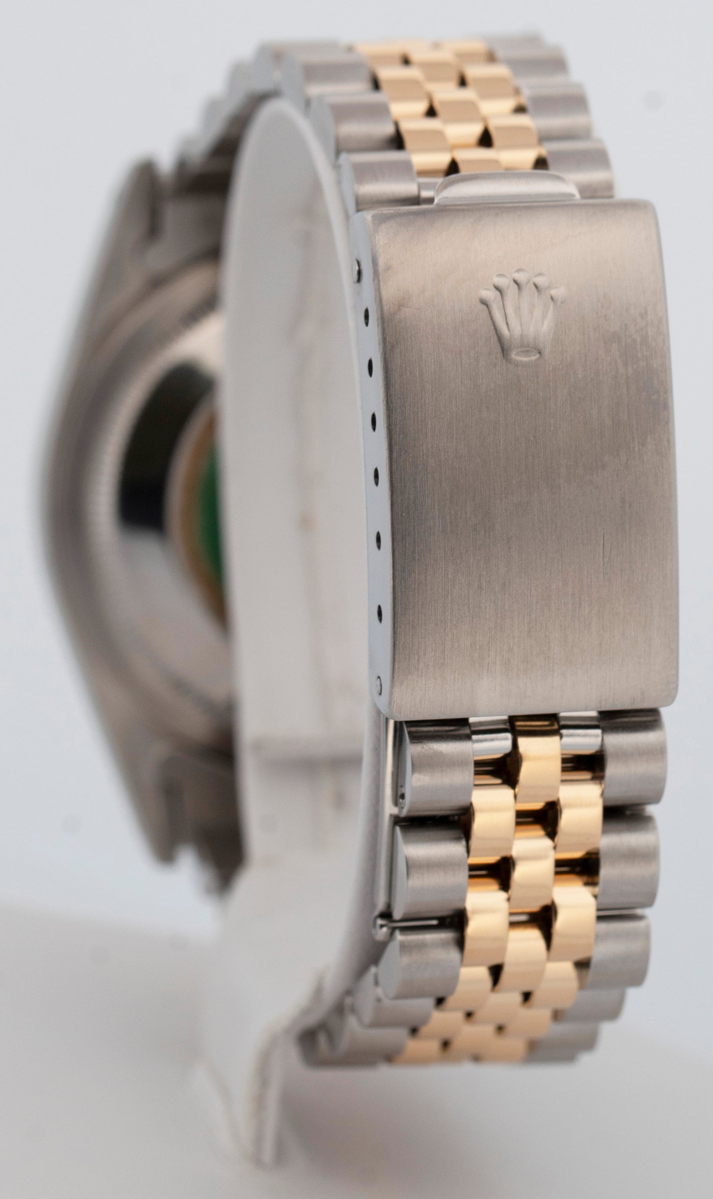 PAPERS Rolex DateJust 36mm Champagne 18K Yellow Gold Steel JUBILEE 16233 BOX
