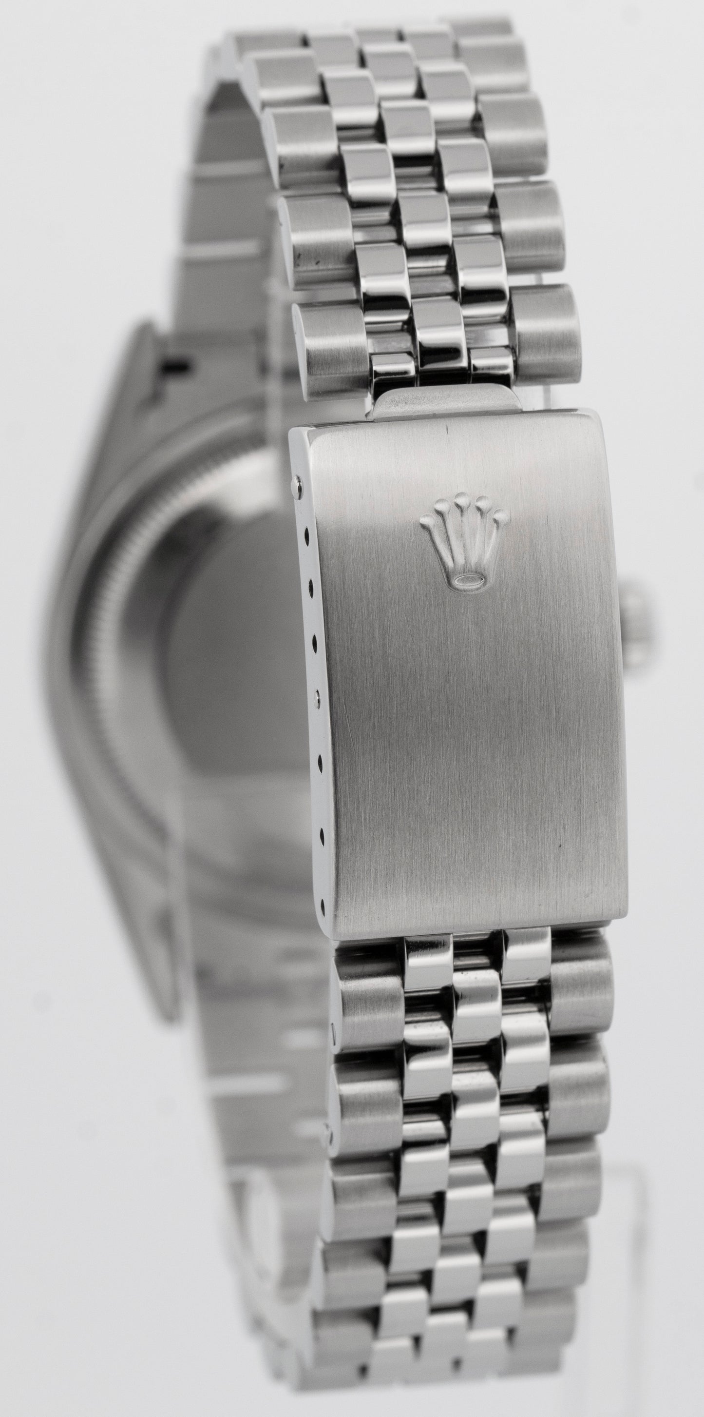PAPERS Rolex DateJust Blue Roman 36mm Stainless White Gold Watch 16234 BOX