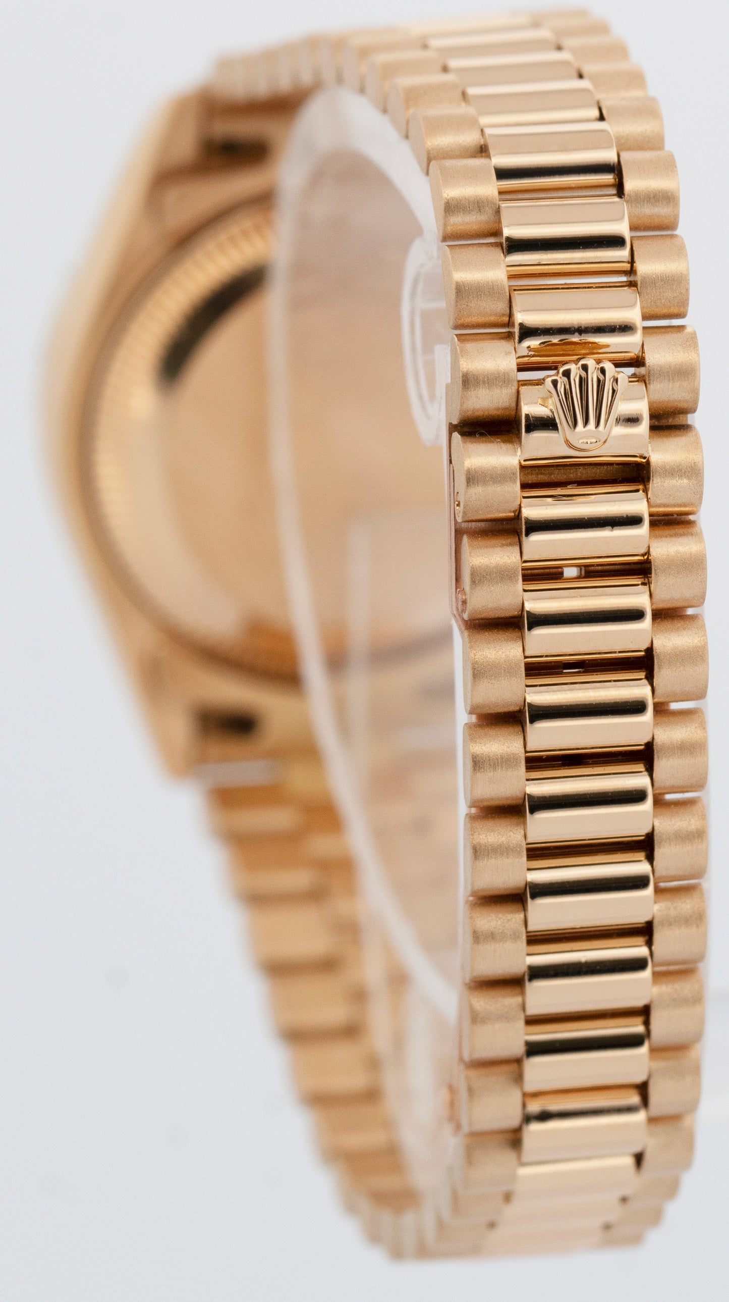 Rolex DateJust President 26mm FACTORY CHAMPAGNE DIAMOND 18K Yellow Gold 69178