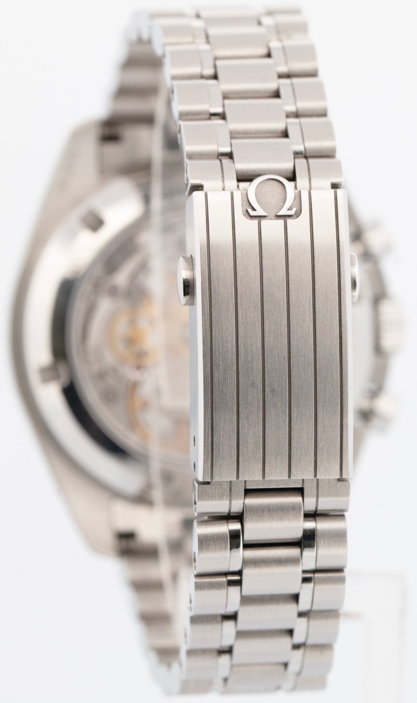 PAPERS Omega Speedmaster SAPPHIRE SANDWICH Steel Watch 310.30.42.50.01.002 BOX