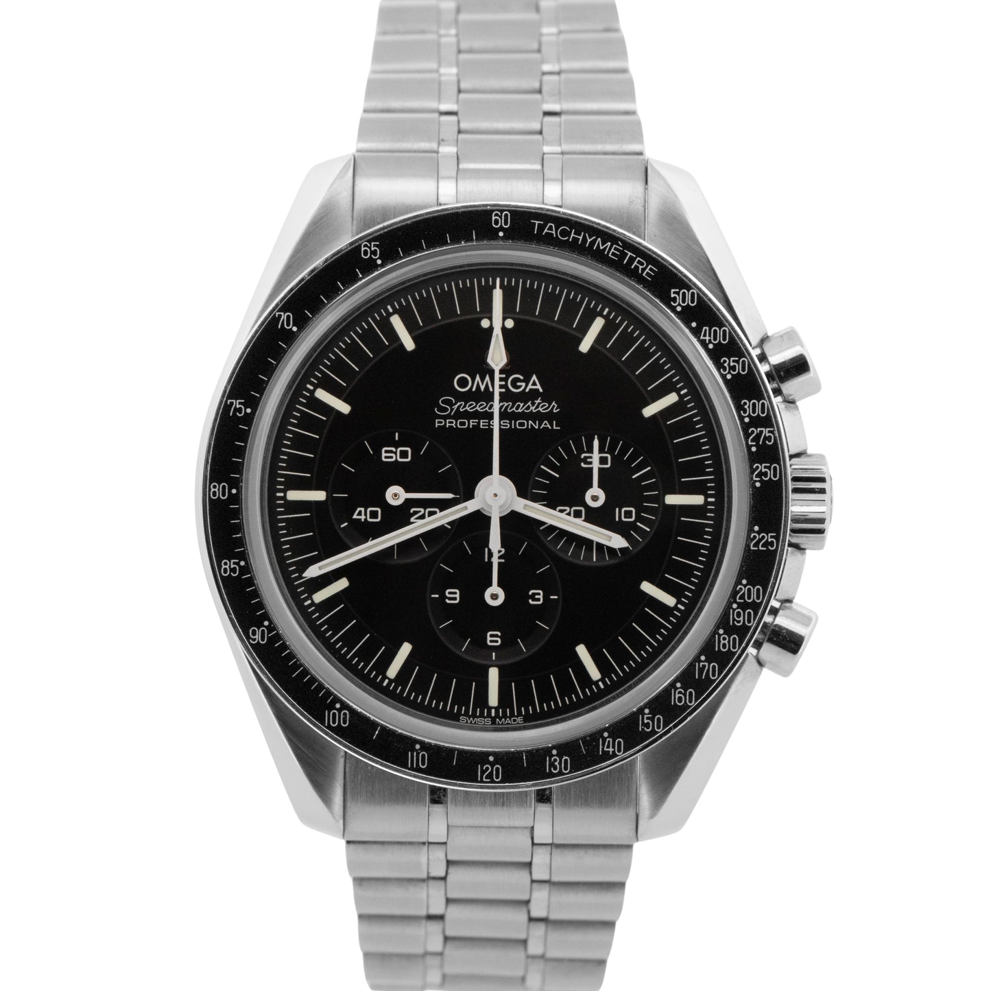 PAPERS Omega Speedmaster SAPPHIRE SANDWICH Steel Watch 310.30.42.50.01.002 BOX