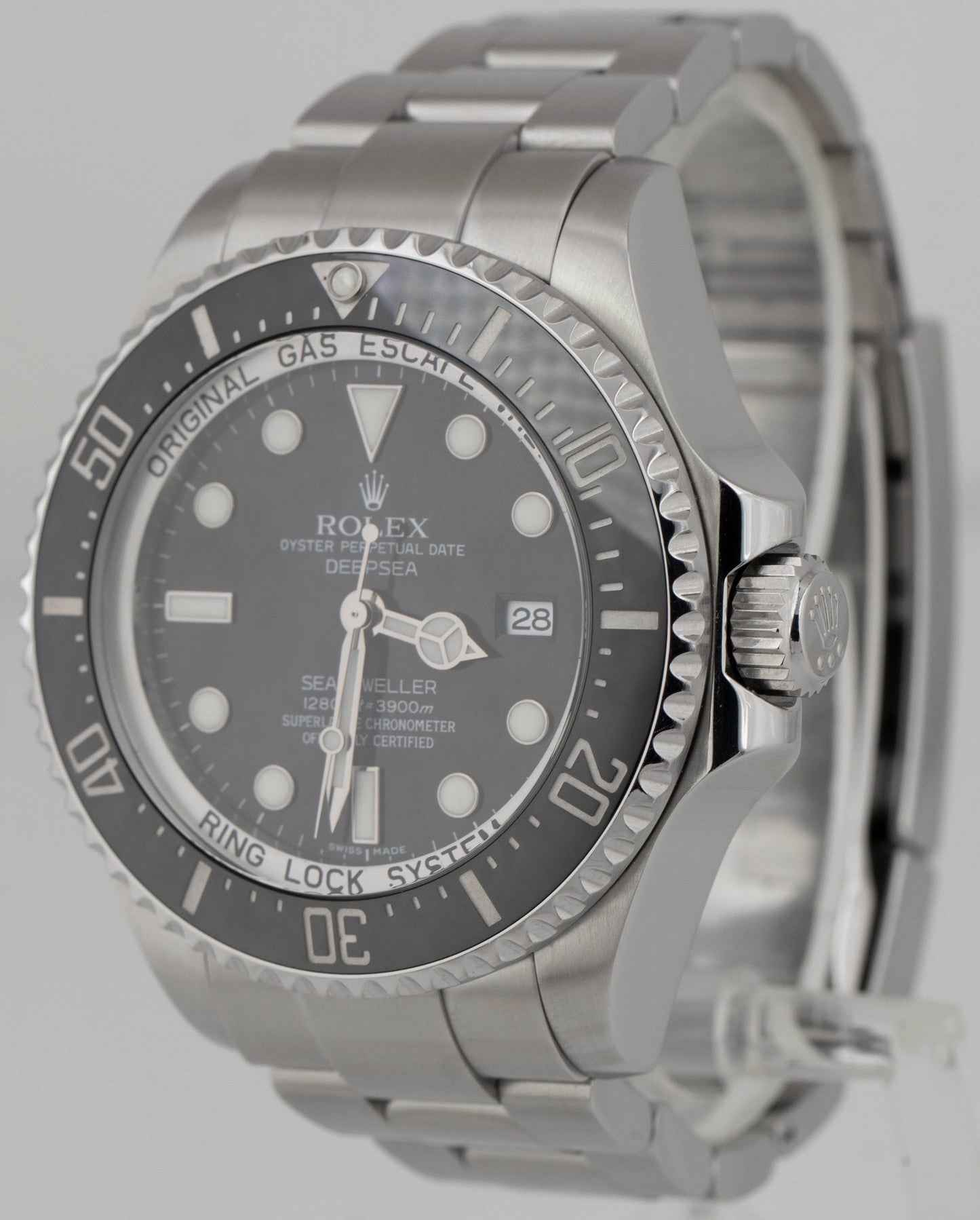 PAPERS Rolex Sea-Dweller Deepsea 44mm Black Ceramic Dive Stainless 116660 BOX