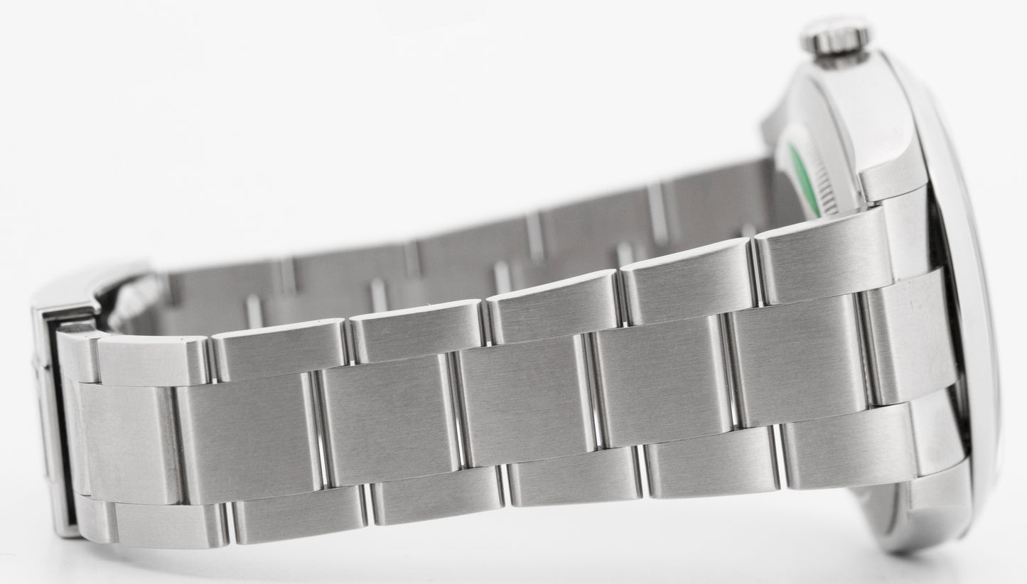 NEW FULLY STICKERED PAPERS Rolex Oyster Perpetual 41 TURQUOISE BLUE 41mm 124300