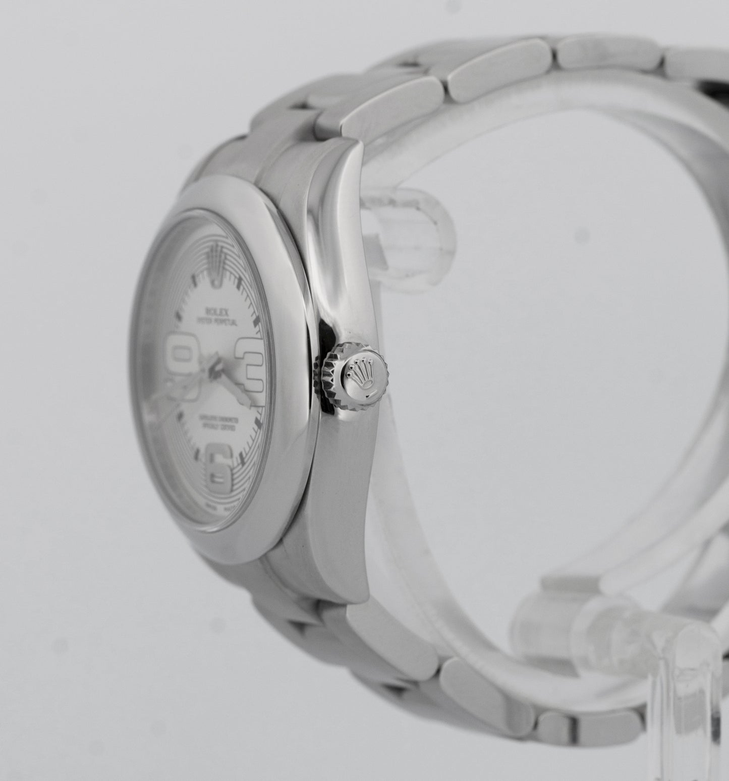 Ladies Rolex Oyster Perpetual 31 Silver Stainless Steel 31mm Watch 177200 BOX