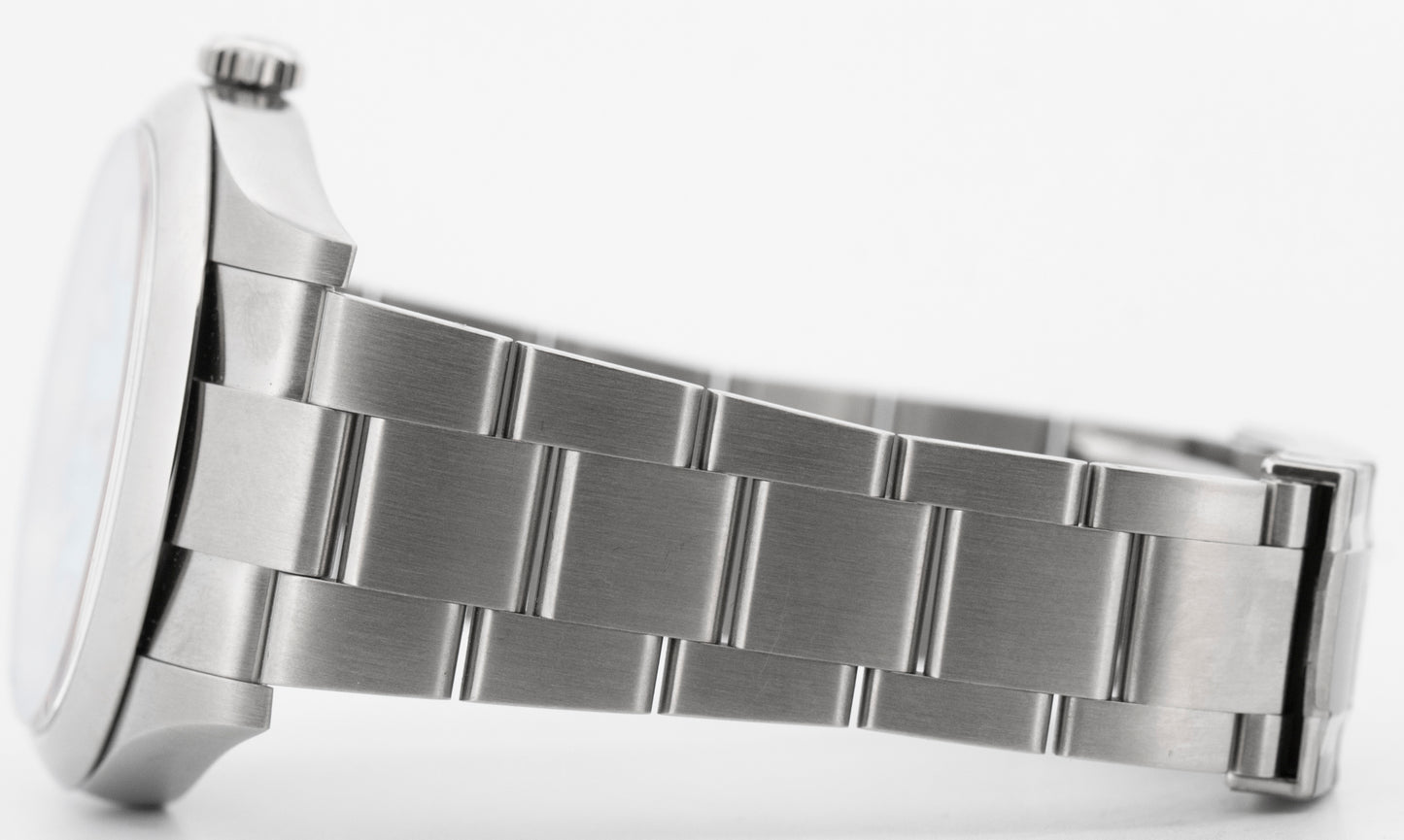 NEW FULLY STICKERED PAPERS Rolex Oyster Perpetual 41 TURQUOISE BLUE 41mm 124300