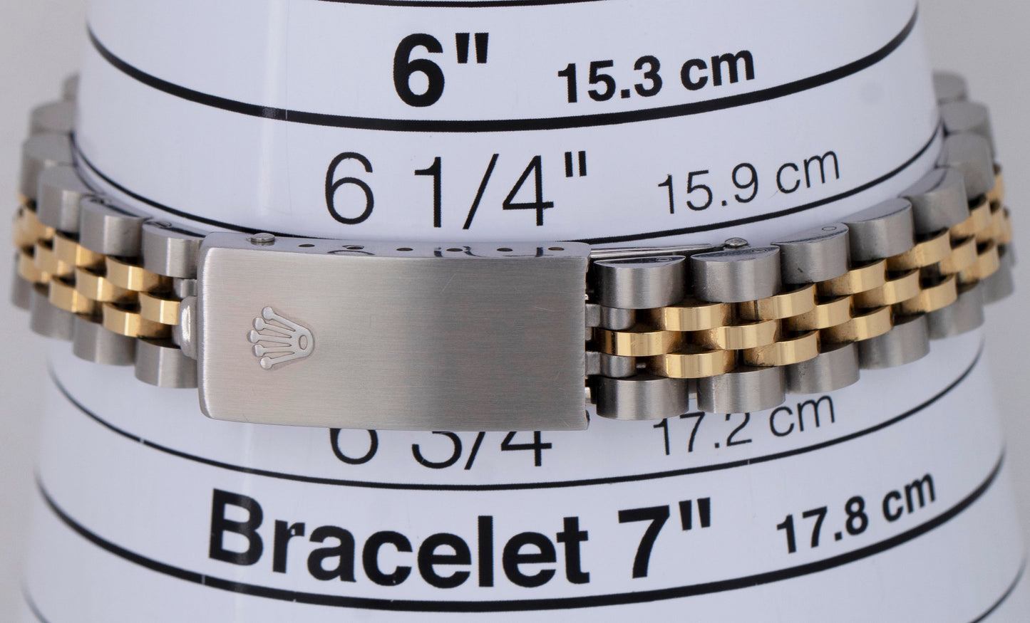 Ladies Rolex Date 26mm MOP DIAMOND Two-Tone 18K Gold Steel Jubilee Watch 6917
