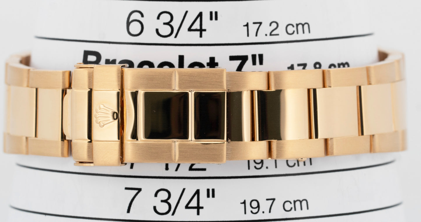 Rolex Yacht-Master 40mm WHITE 18K Yellow Gold NO-HOLES Oyster Watch 16628