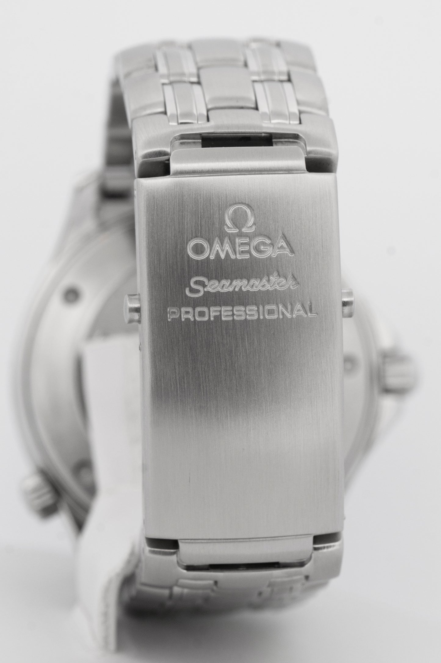 PAPERS Omega Seamaster 2221.80 Blue Wave Date Stainless Steel 41mm Quartz Watch
