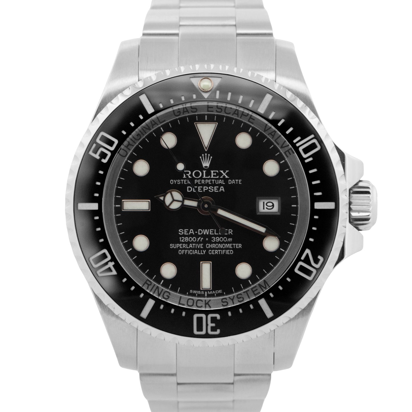 PAPERS Rolex Sea-Dweller Deepsea 44mm BLACK Steel Ceramic Dive Watch 116660 BOX
