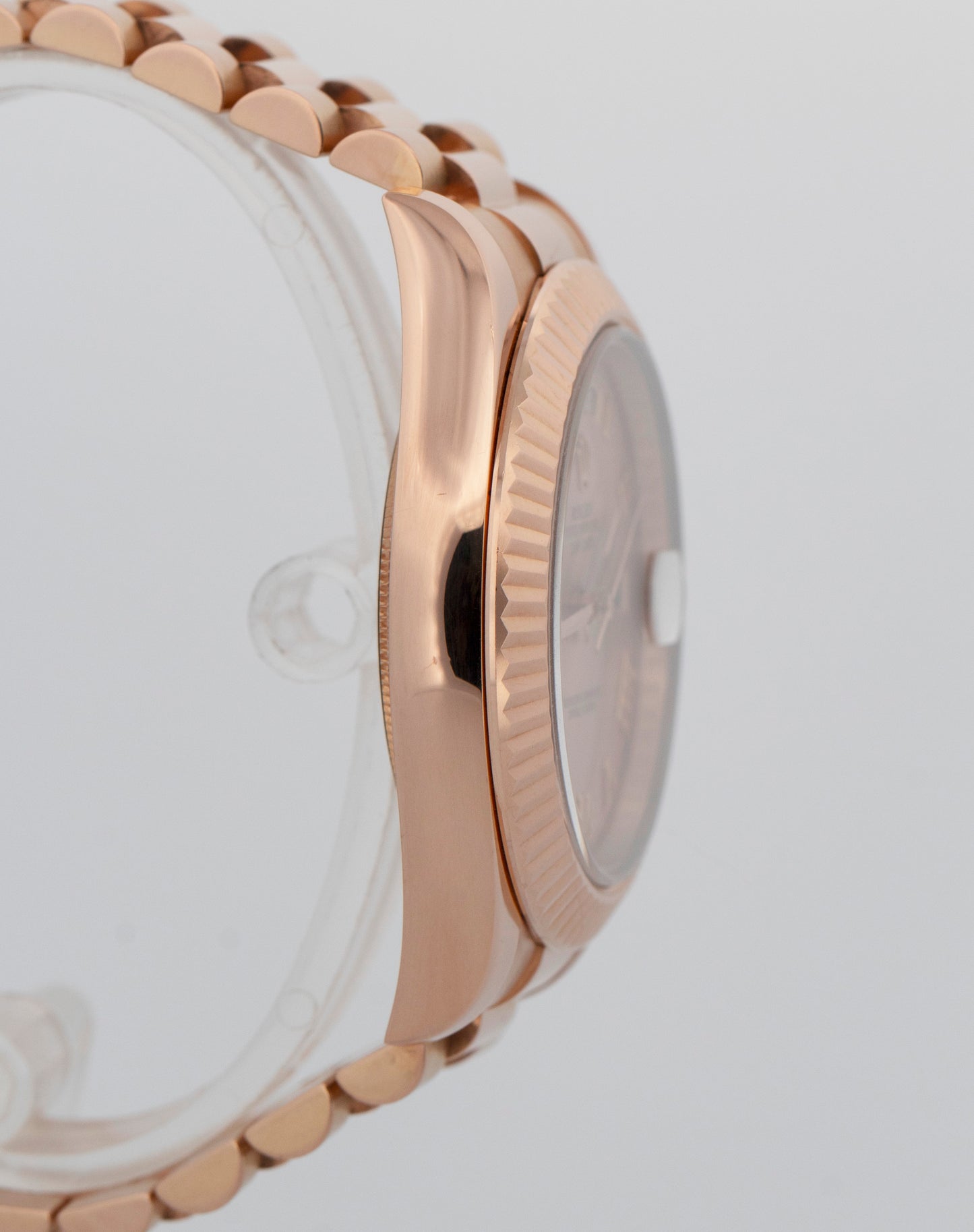 Rolex Day-Date II 218235 President 18K Rose Gold Sundust Roman 41mm Watch