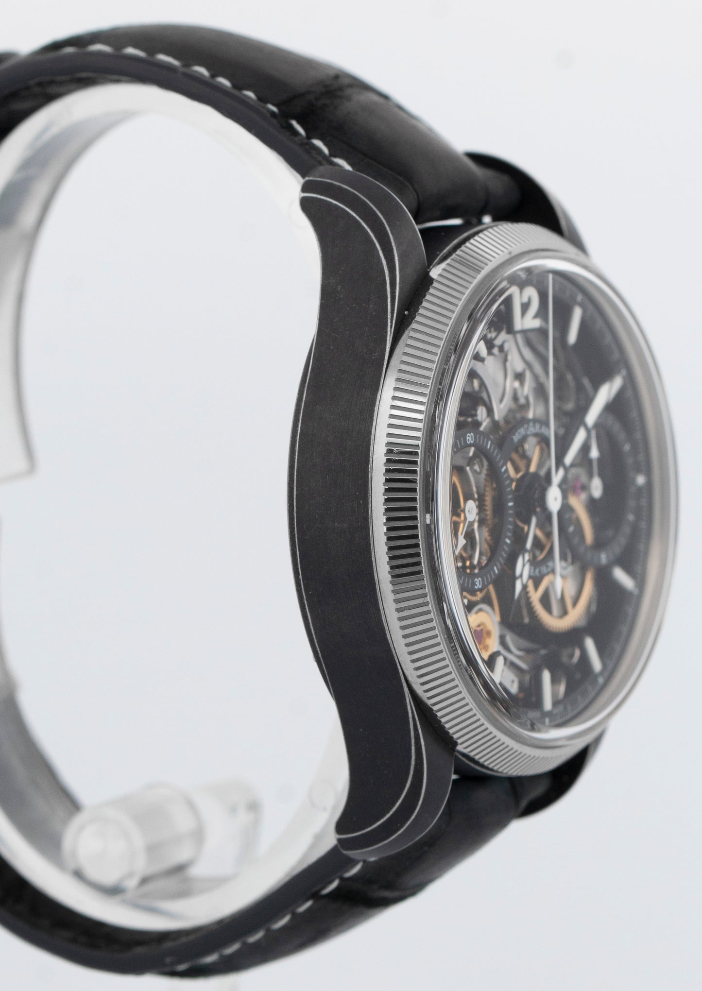 Montblanc 1858 Unveiled Secret Minerva Skeleton Monopusher Chronograph 131155