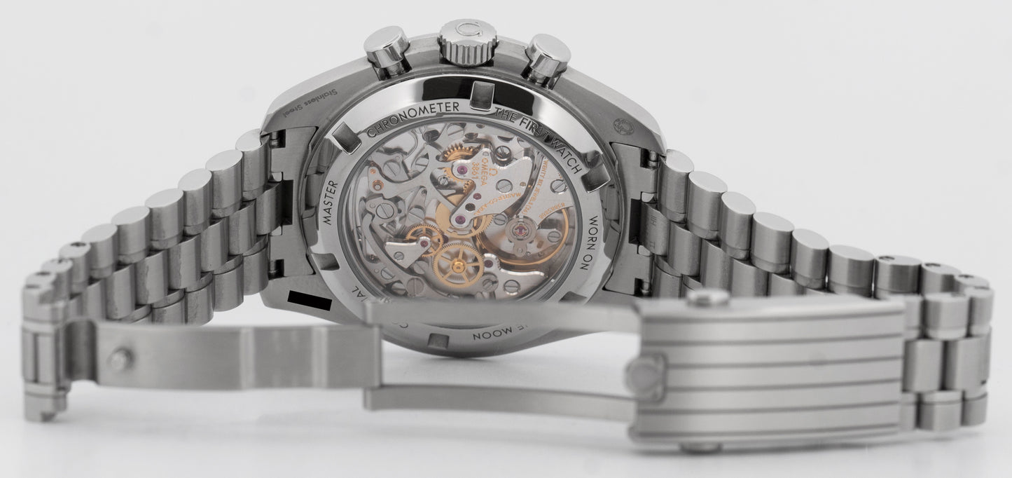 PAPERS Omega Speedmaster SAPPHIRE SANDWICH Steel Watch 310.30.42.50.01.002 BOX