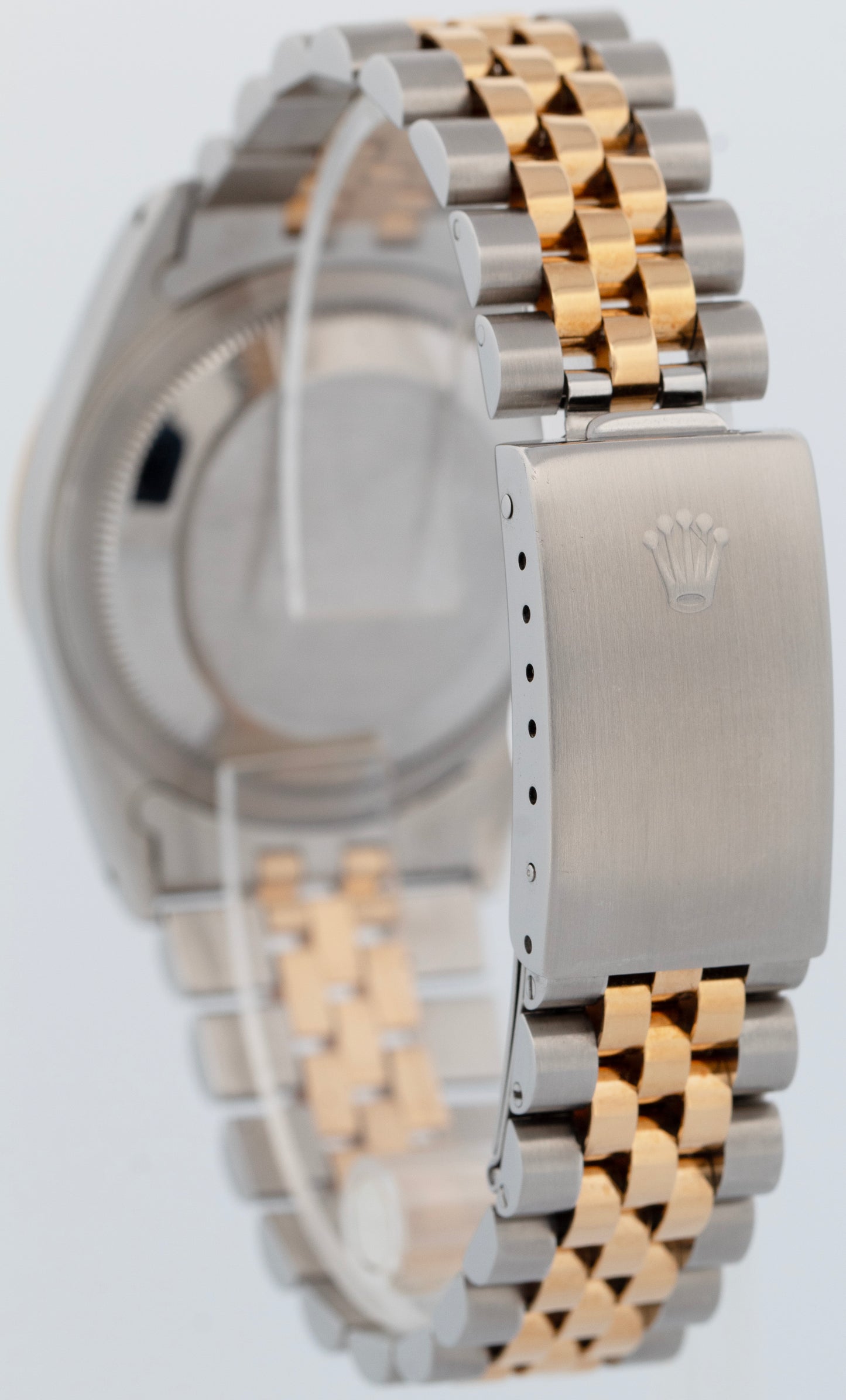 1989 Rolex DateJust 36mm Champagne Two-Tone 18K Gold Steel JUBILEE Watch 16233