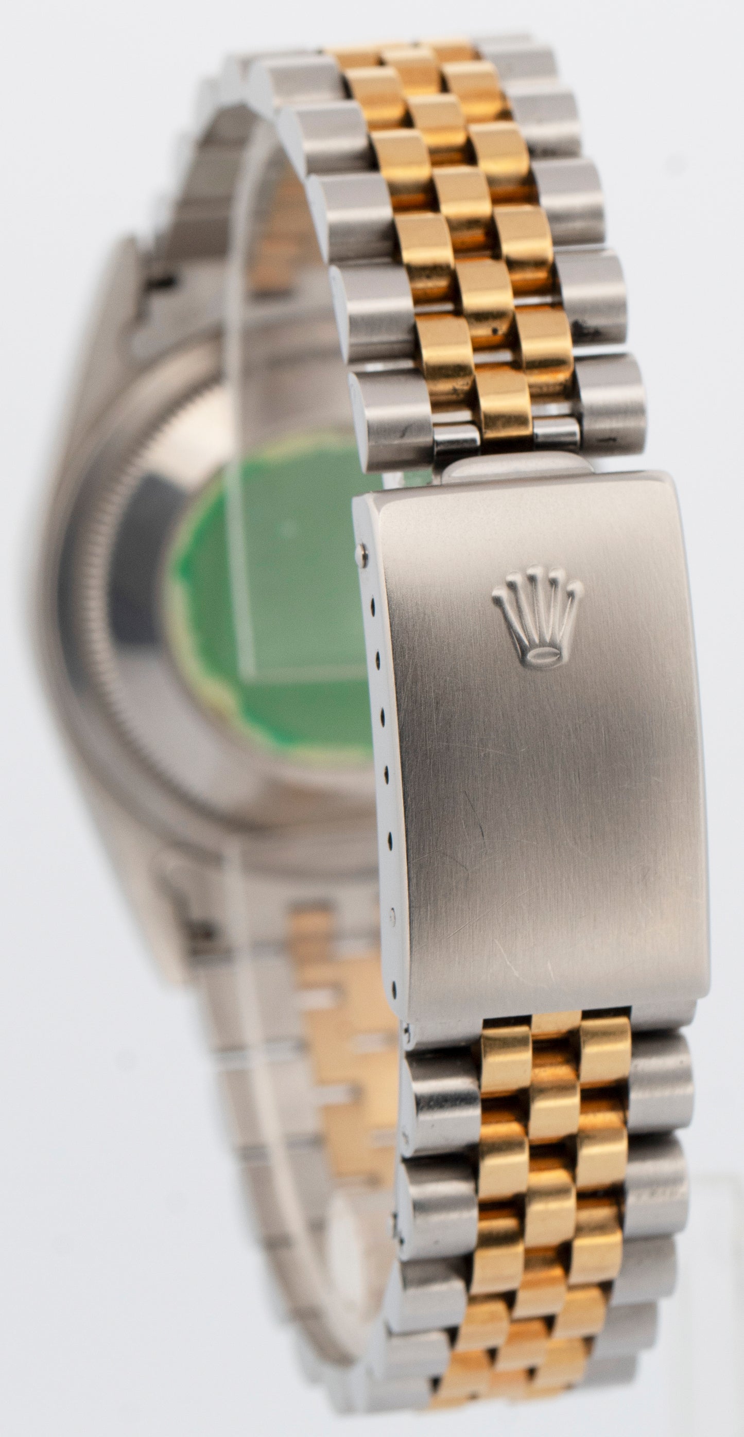 PAPERS Rolex DateJust 36mm Slate Gray 18K Yellow Gold Steel JUBILEE 16233 BOX