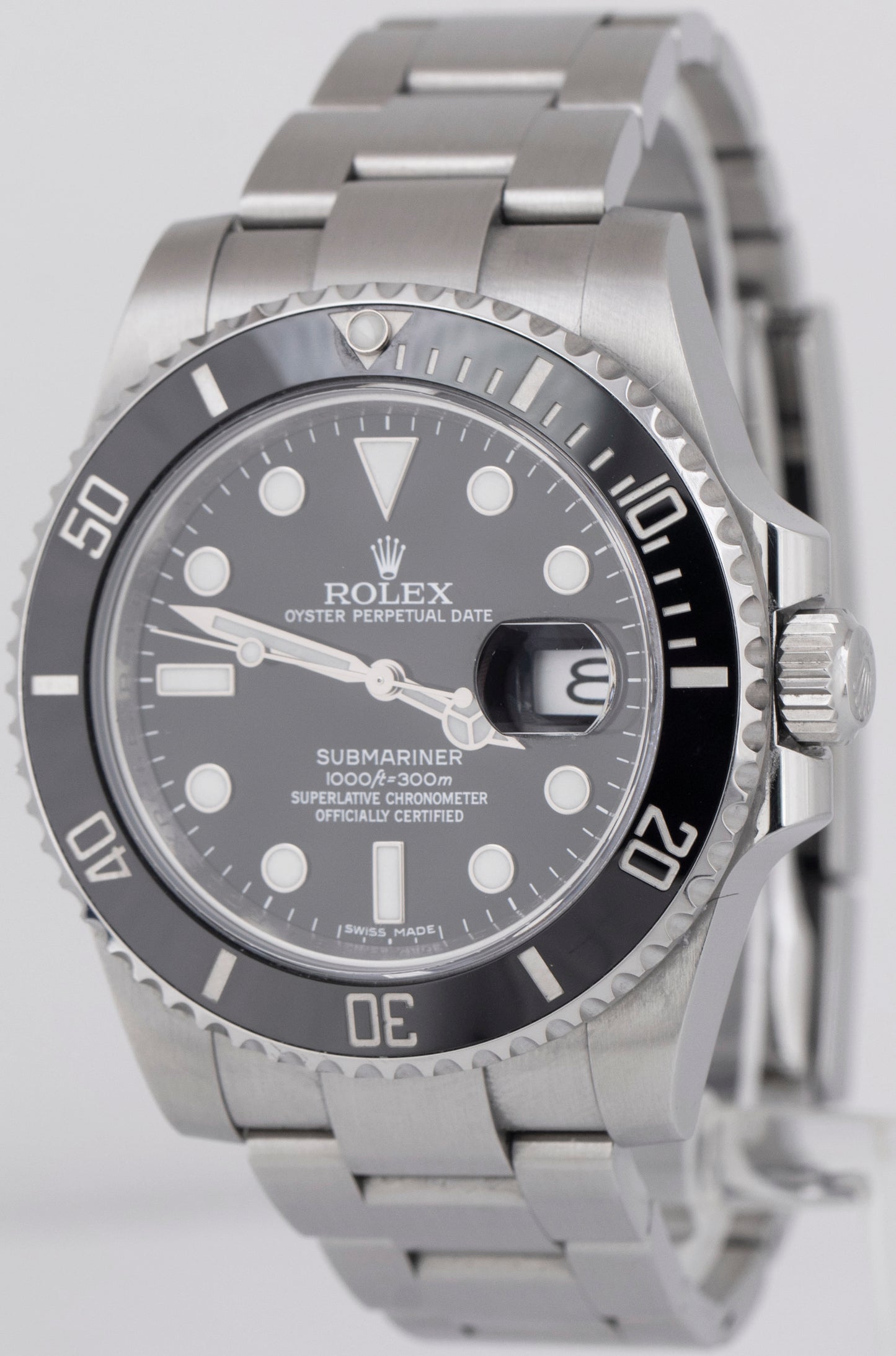 PAPERS Rolex Submariner Date 40mm Black Ceramic Stainless Steel 116610 LN BOX
