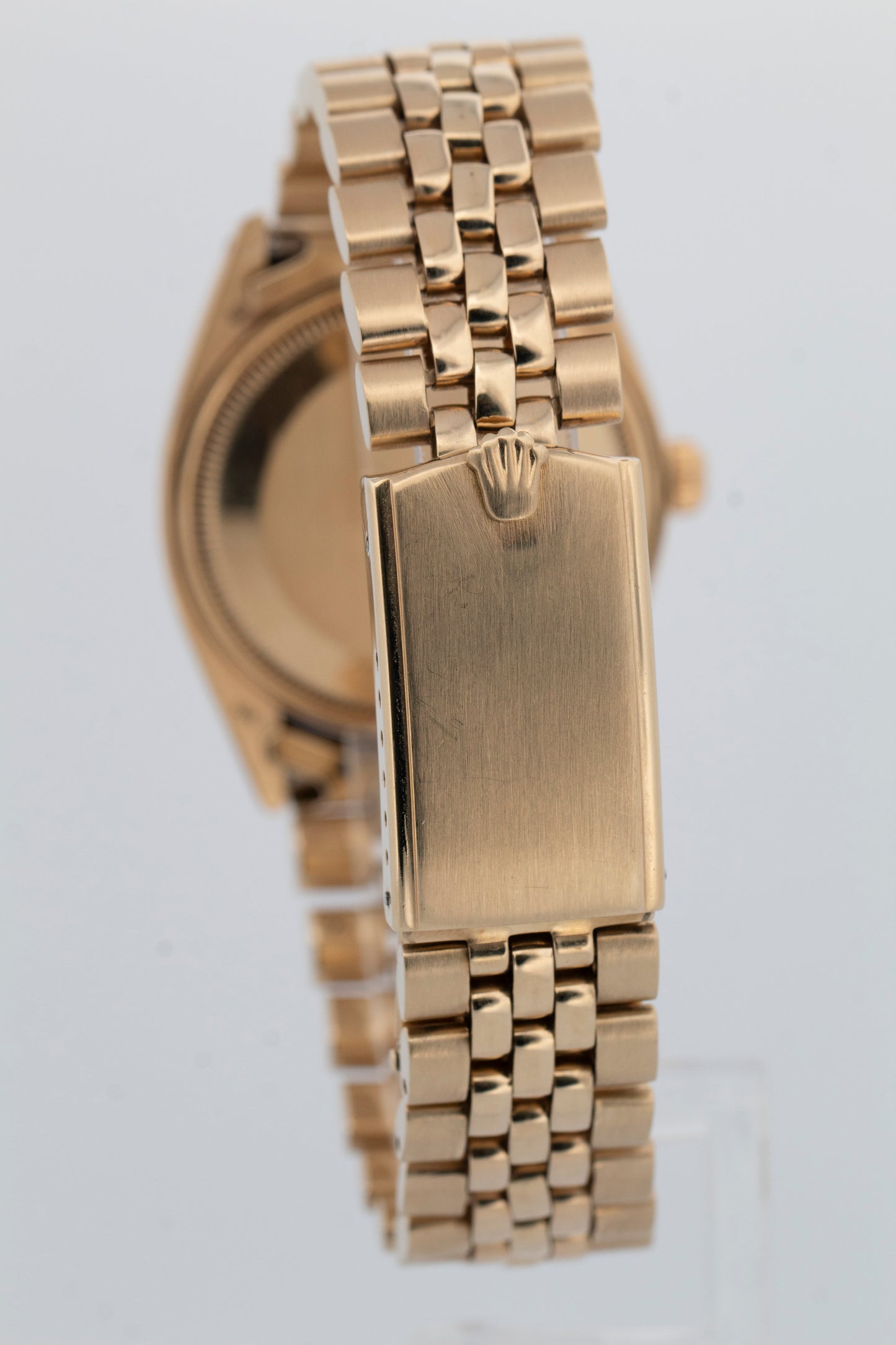 VINTAGE Rolex Oyster Perpetual Date 34mm Silver 14K Yellow Gold JUBILEE 1503