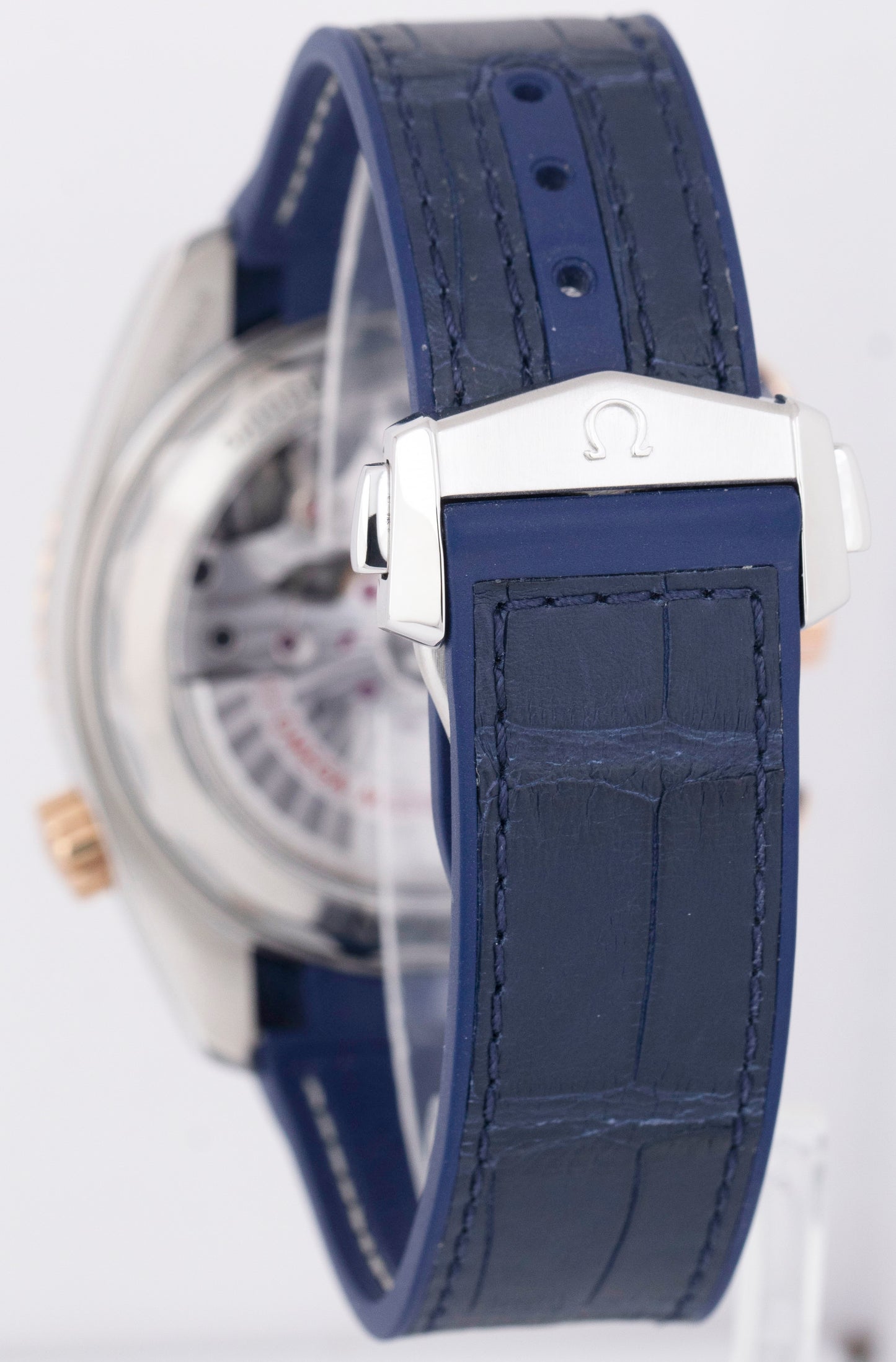 MINT PAPERS Omega Seamaster Chronograph Blue Sedna Gold 215.23.46.51.03.001 BOX