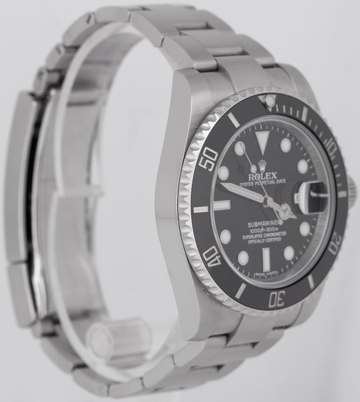 PAPERS Rolex Submariner Date 40mm Black Ceramic Stainless Steel 116610 LN BOX