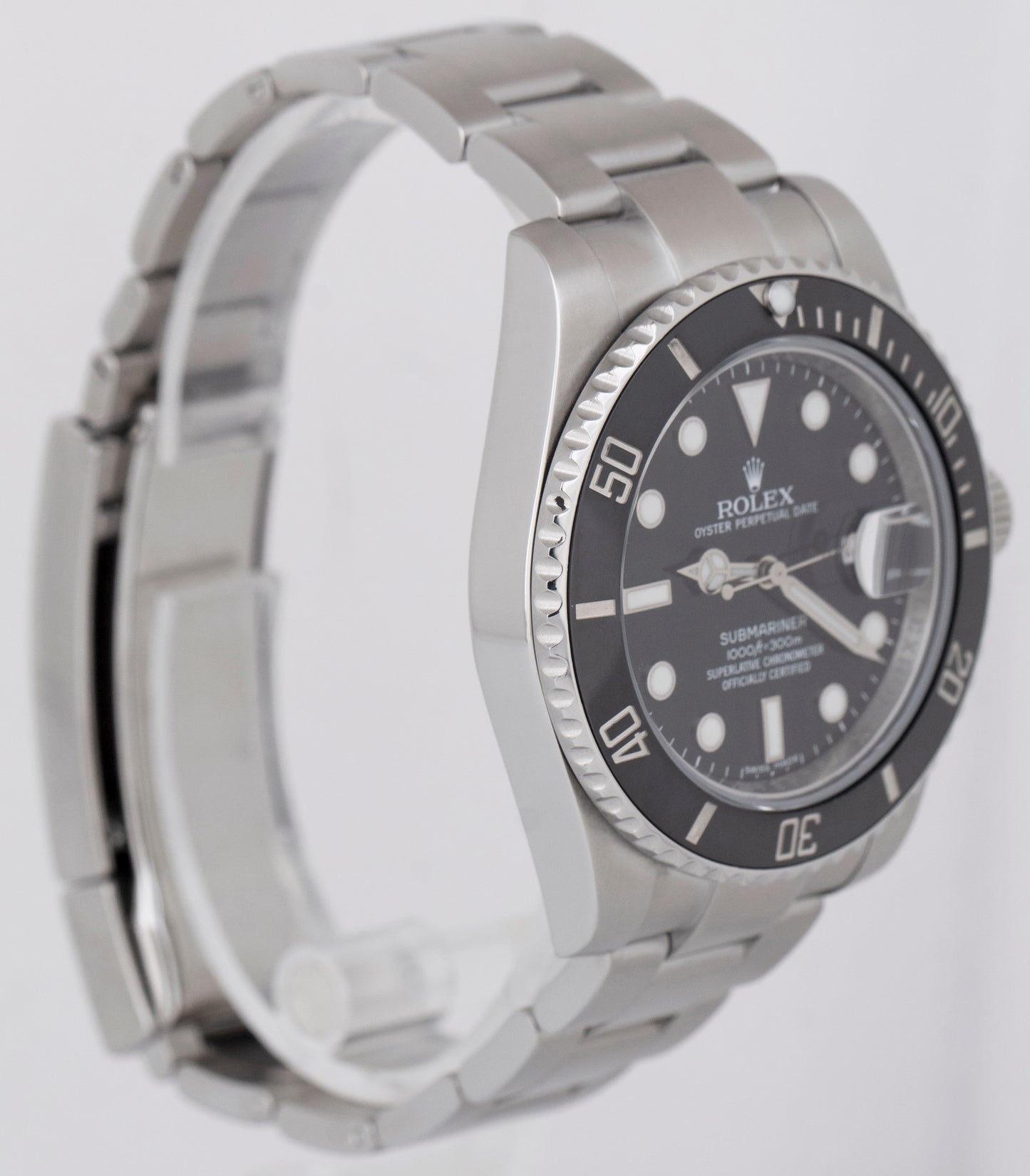 PAPERS Rolex Submariner Date Black Stainless Ceramic 40mm 116610 LN Watch BOX