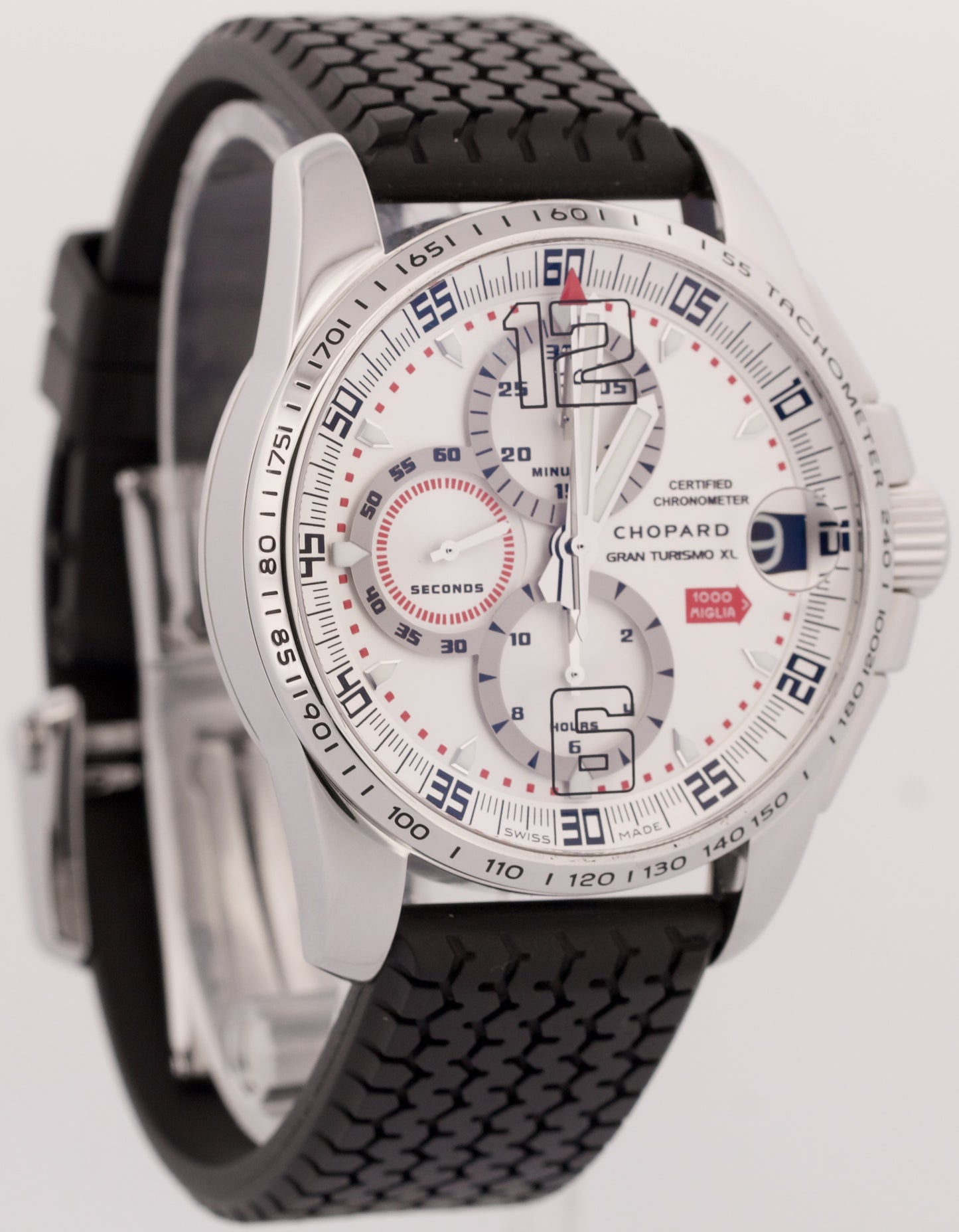 PAPERS Chopard Mille Miglia Gran Turismo XL Steel Rubber LTD 44mm Watch 8489 BOX