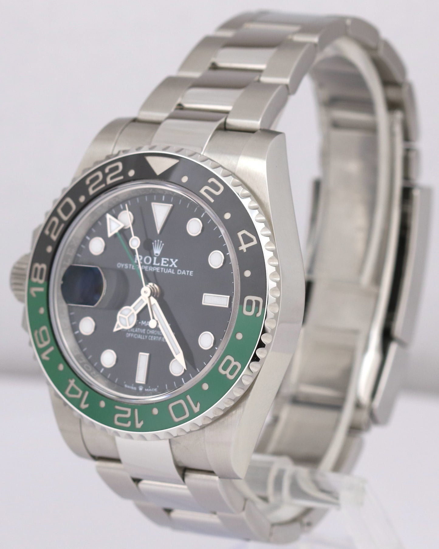 2023 Rolex GMT-Master II SPRITE GREEN Black 40mm Oyster Date 126720 VTNR Watch