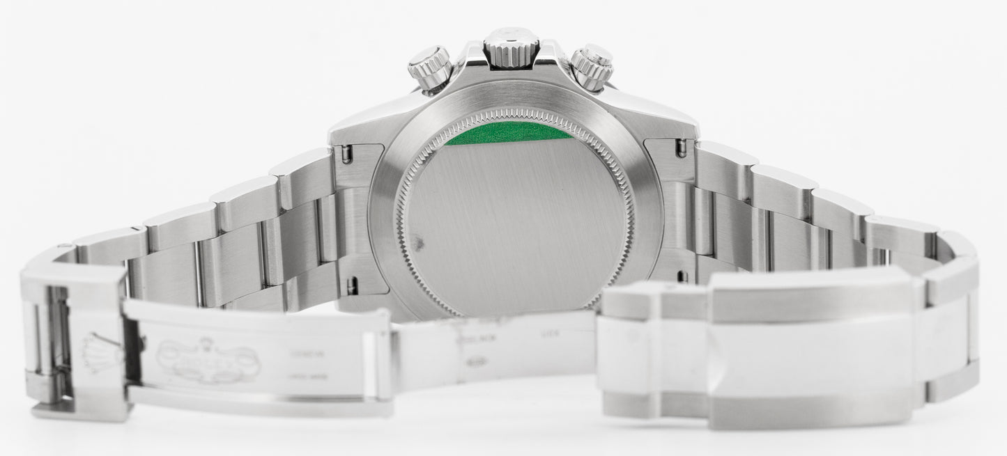 PAPERS Rolex Daytona Cosmograph PANDA Ceramic White Steel 40mm 116500 LN BOX