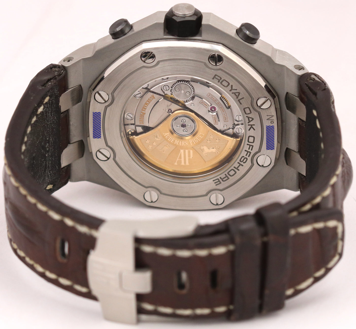 PAPERS Audemars Piguet Royal Oak Offshore SAFARI Brown Ivory 42mm 26470ST BOX