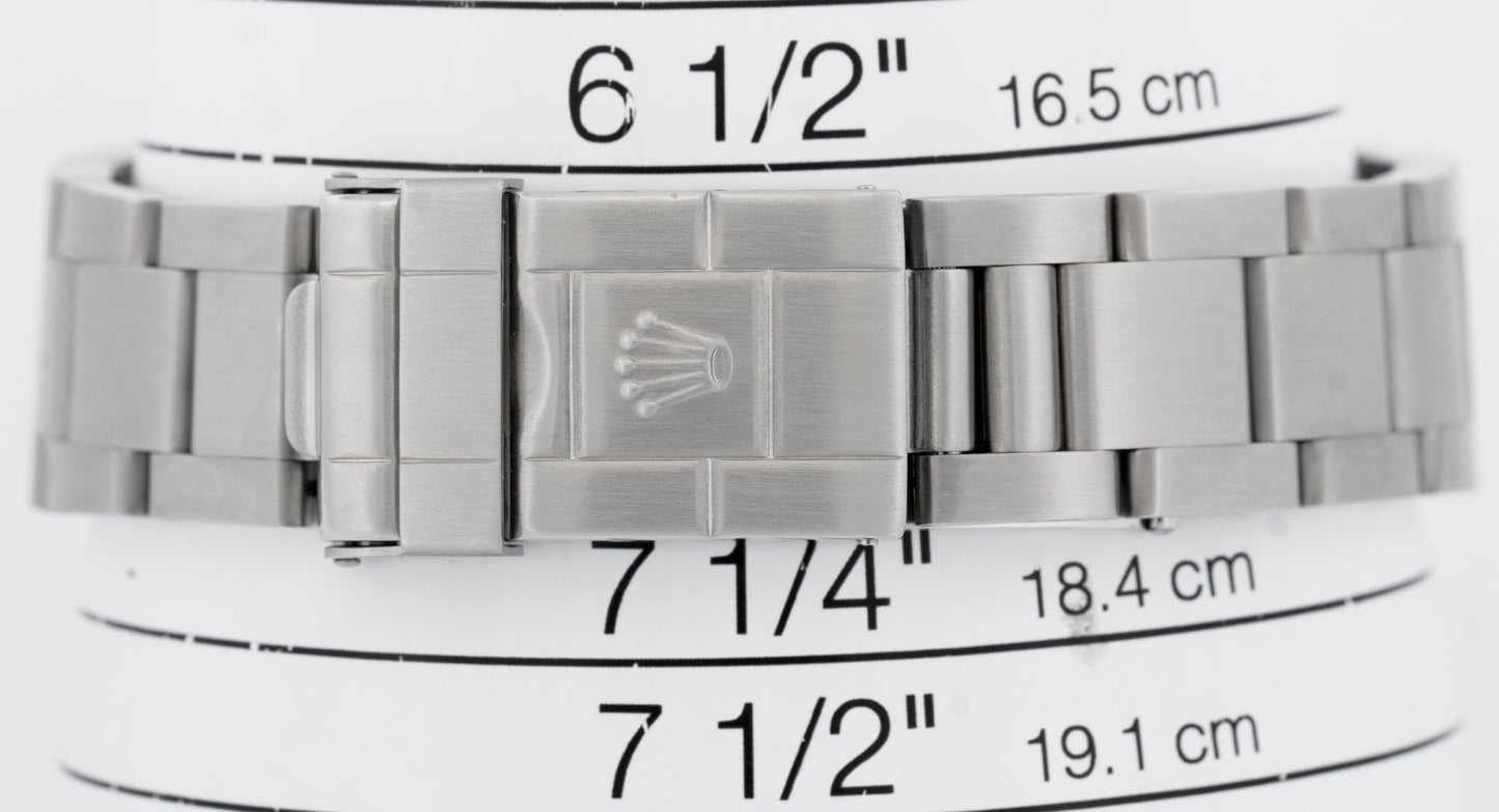 PAPERS Rolex Explorer I Black 36mm 3-6-9 Stainless Steel Oyster Watch 114270 BOX