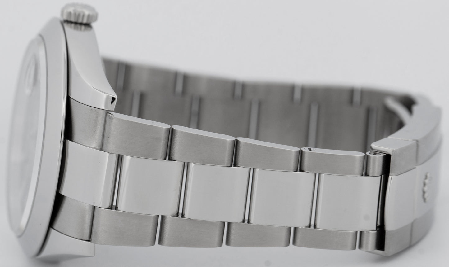 MINT PAPERS Rolex DateJust 41 RHODIUM Stainless Steel 41mm Watch 126300 BOX