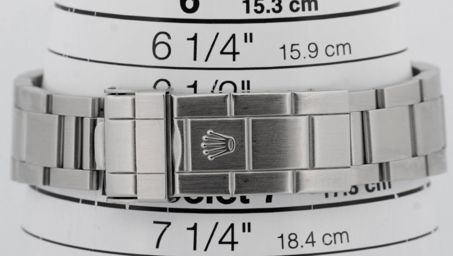 UNPOLISHED Rolex Submariner No-Date BLACK Stainless Steel Swiss Only 40mm 14060