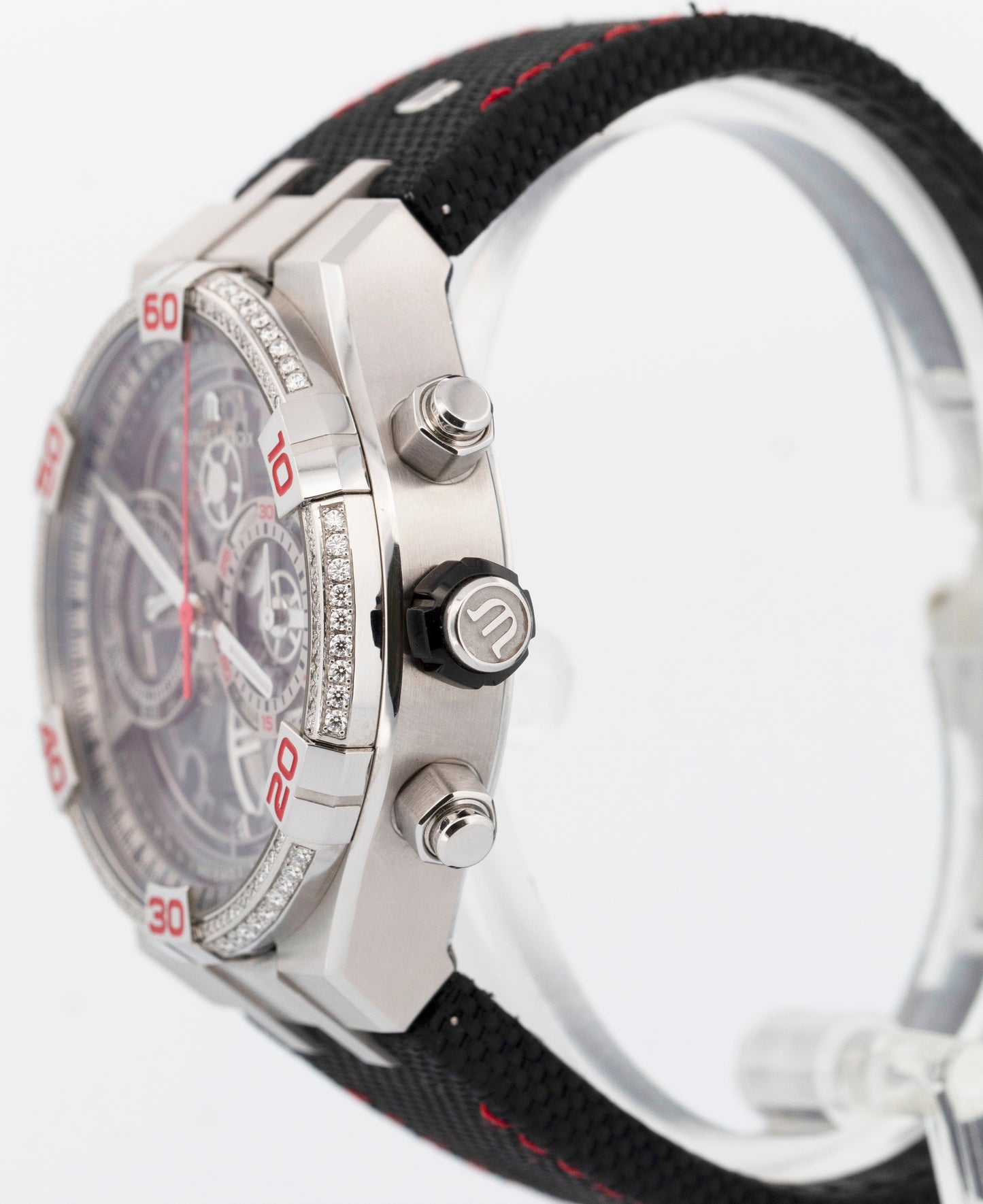PAPERS Maurice Lacroix Aikon MAHINDRA DIAMOND Skeleton Chronograph AI6098 BOX