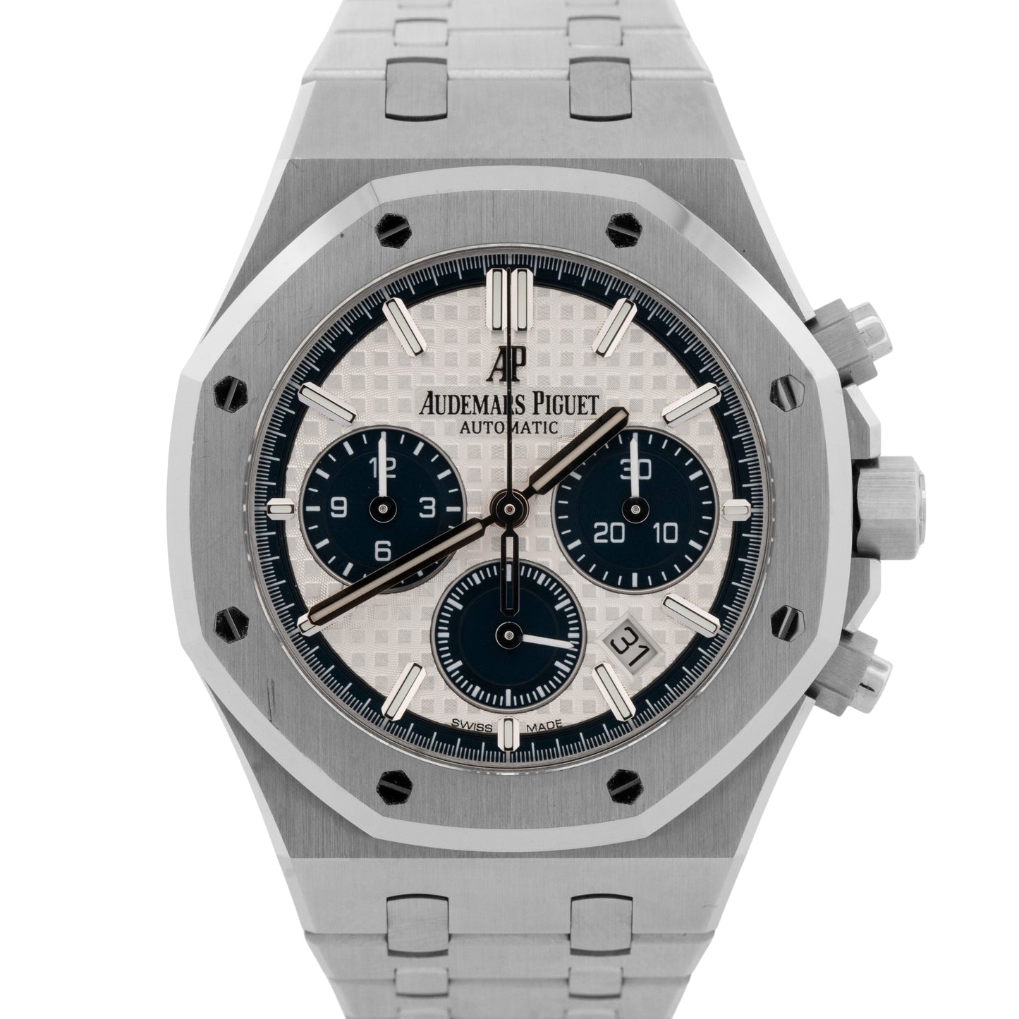 UNPOLISHED PAPERS Audemars Piguet AP Royal Oak Chronograph 38 26315ST Watch BOX