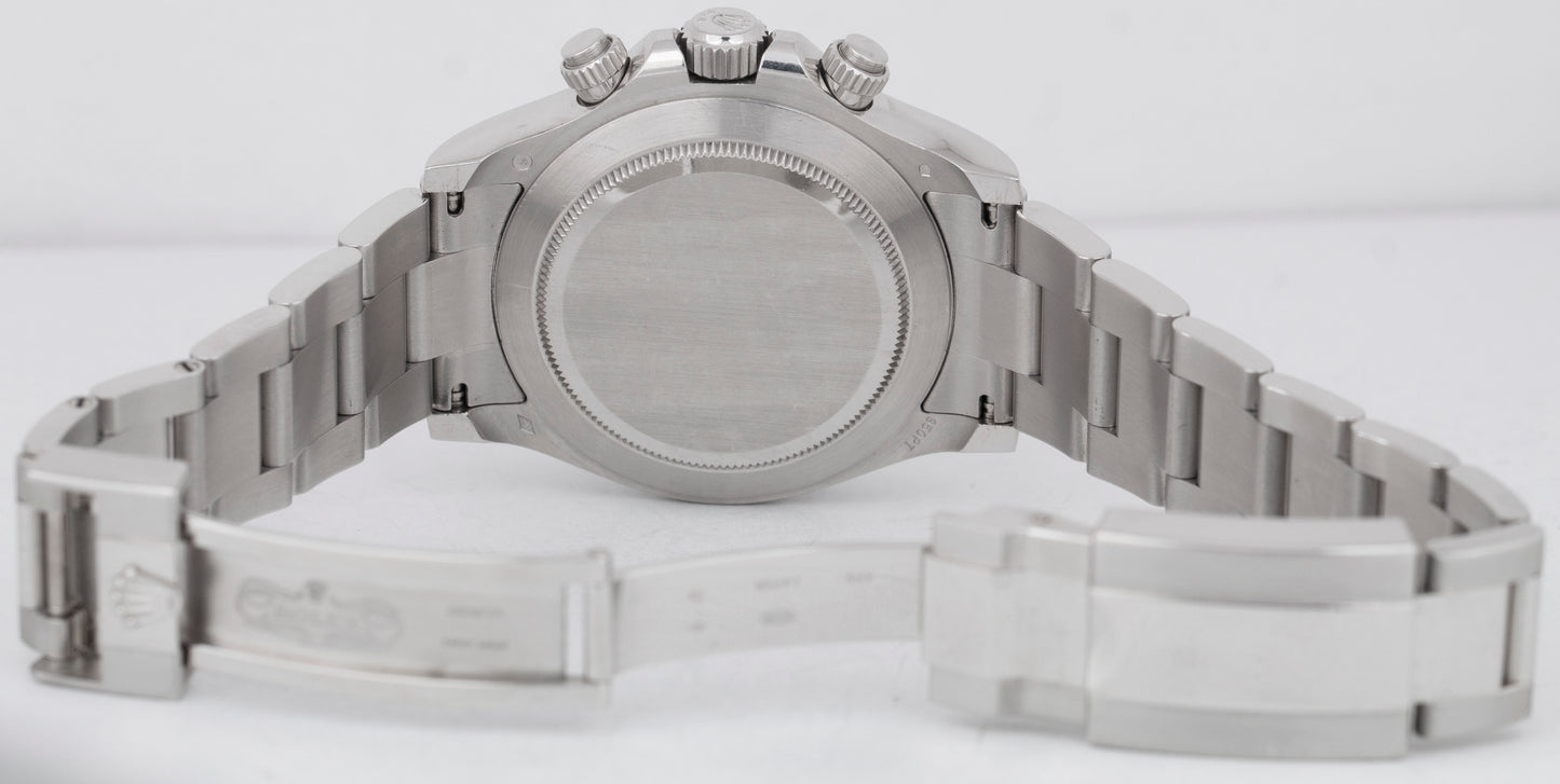 PAPERS Rolex Daytona GLACIER ICE BLUE Dial 40mm 950 Platinum Watch 116506 BOX