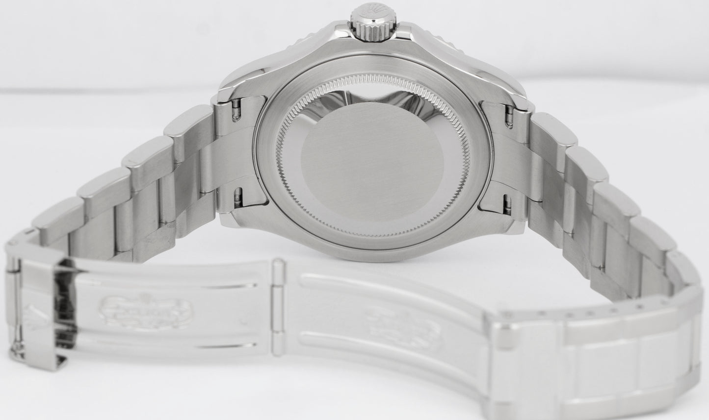 MINT PAPERS Rolex Yacht-Master Stainless Steel PLATINUM 40mm Watch 16622 BOX