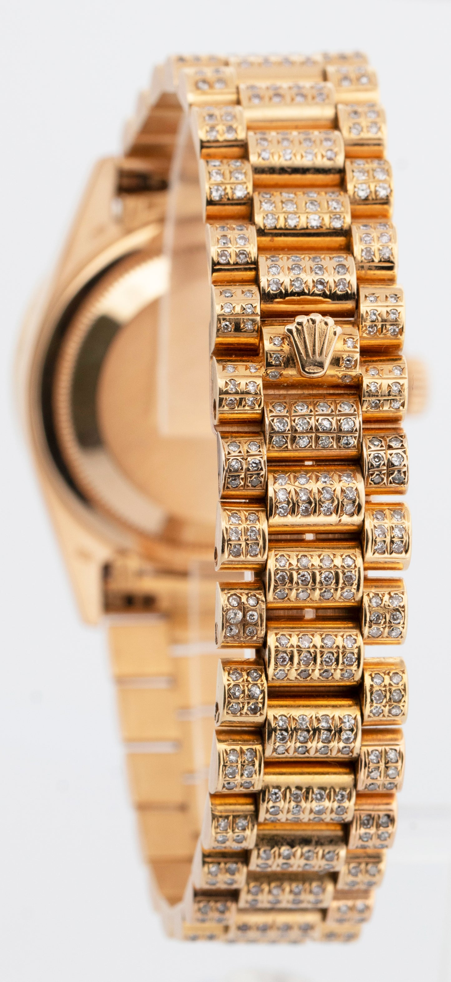 Rolex Day-Date President CHAMPAGNE DIAMOND 36mm 18K Yellow Gold Watch 18238