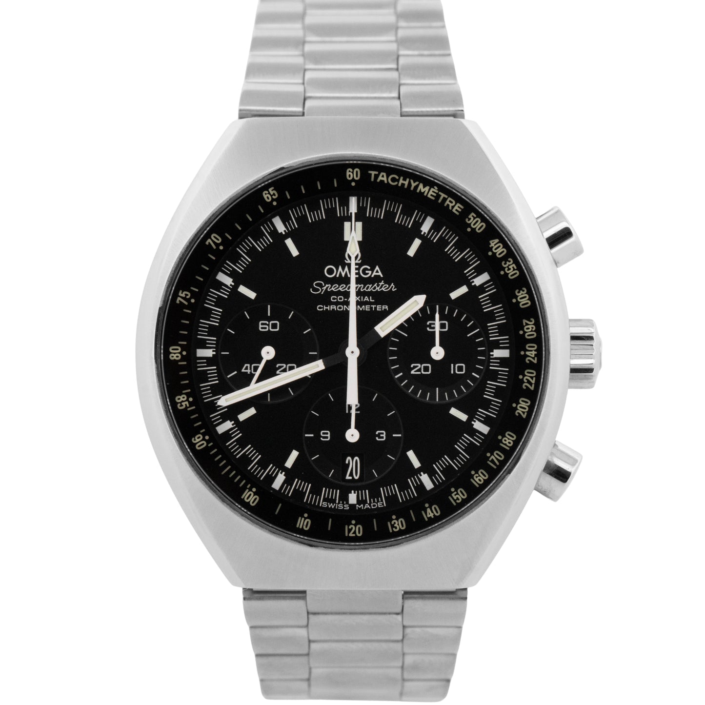 PAPERS Omega Speedmaster Mark II Black Steel 42mm 327.10.43.50.01.001 Watch BOX