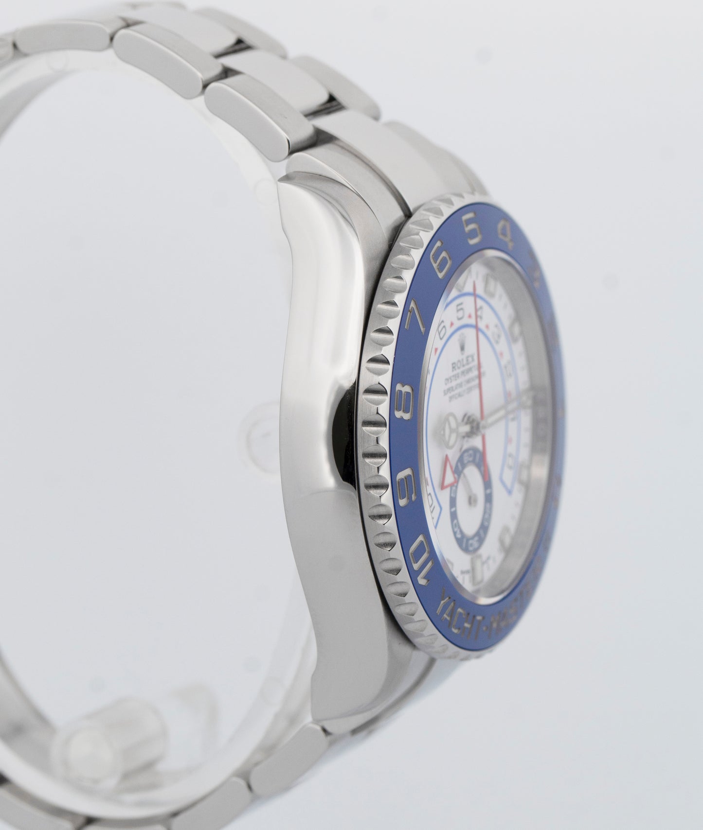 2022 PAPERS Rolex Yacht-Master II NEW HANDS 44mm Blue 116680 Stainless Watch BOX
