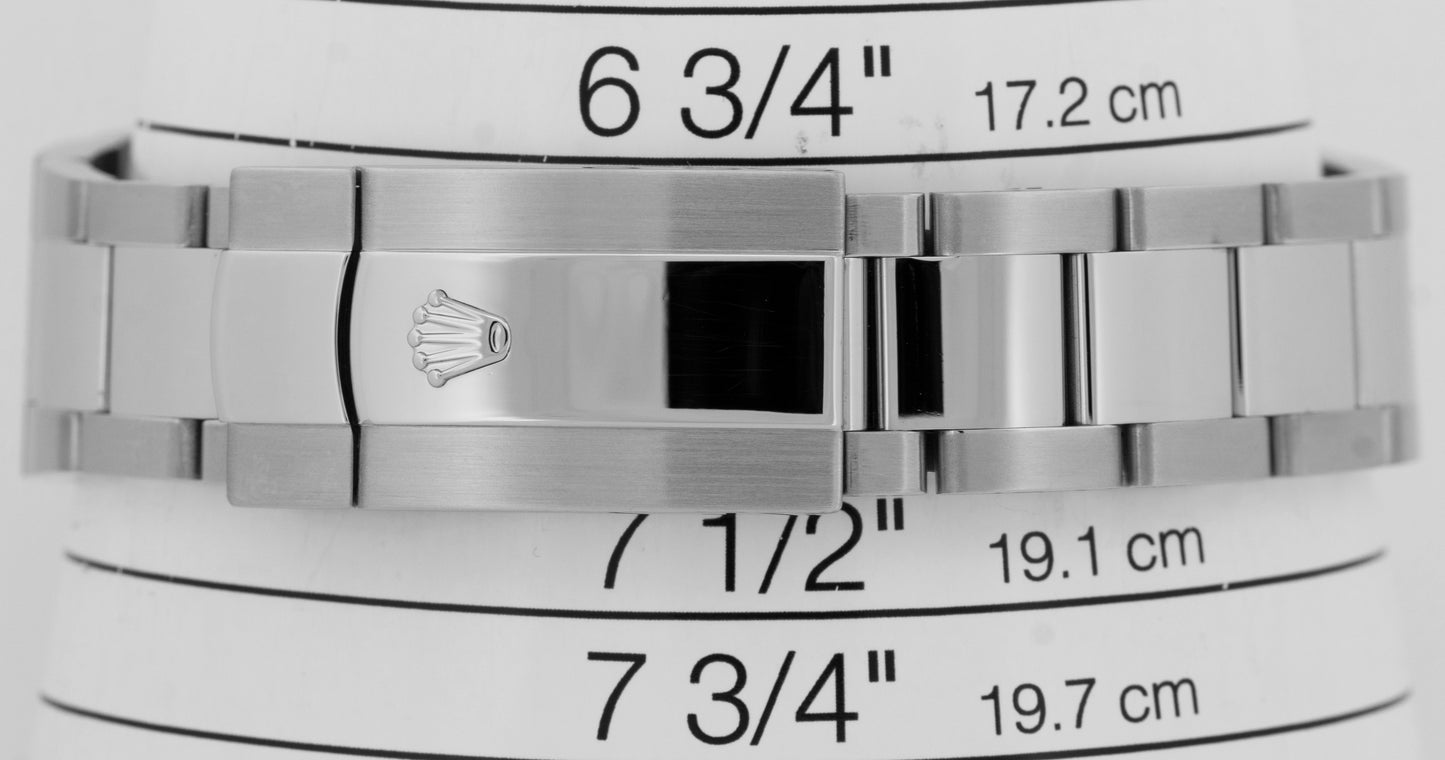 MINT PAPERS Rolex DateJust 41 RHODIUM Stainless Steel 41mm Watch 126300 BOX