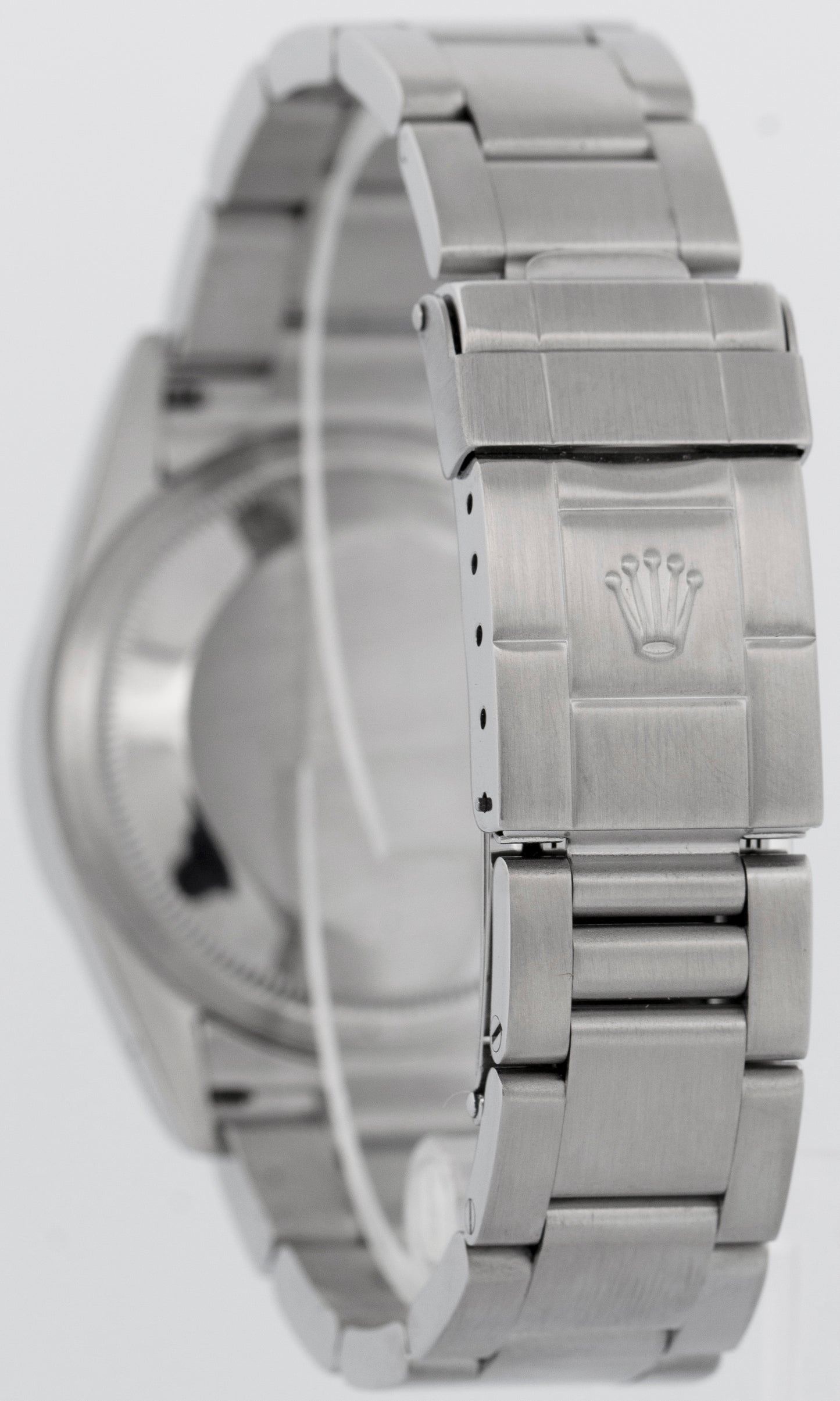 MINT Rolex Explorer I Black 36mm 3-6-9 Stainless Steel Automatic Watch 114270